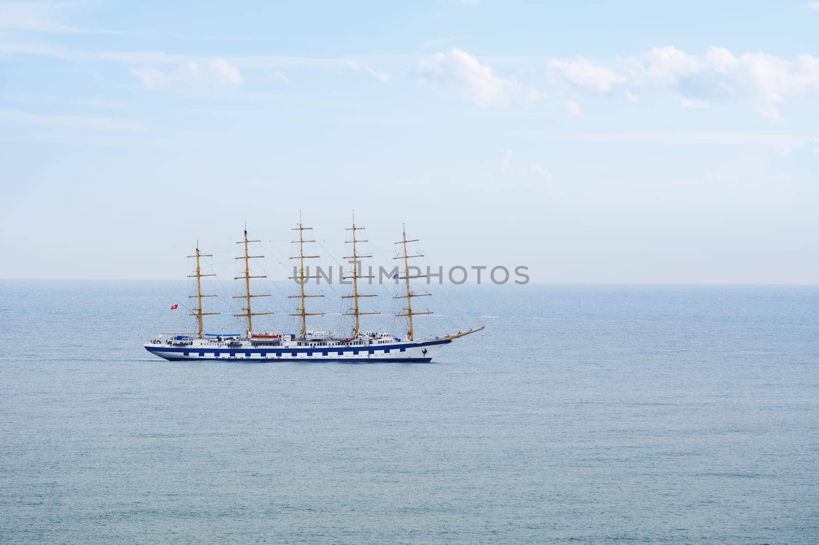 Big Sailing Ship in the Black Sea