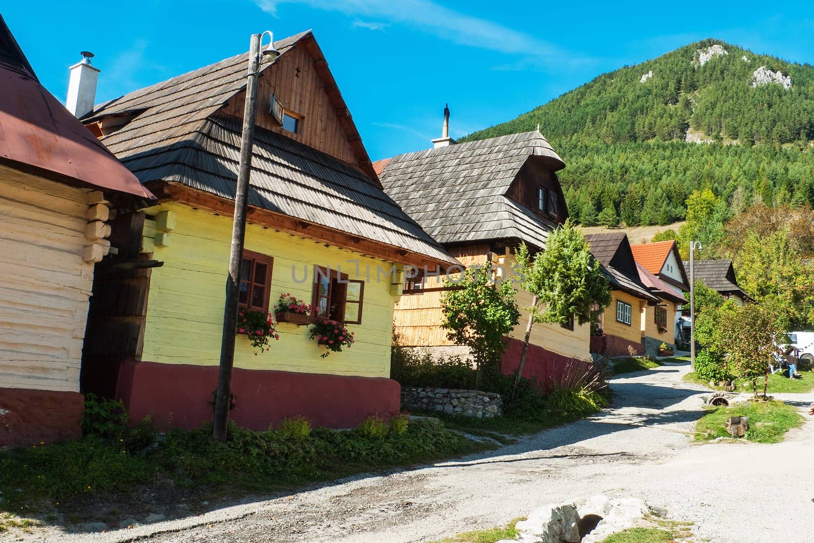 Vlkolínec, situated in the centre of Slovakia, is a remarkably intact settlement with the traditional features of a central European village