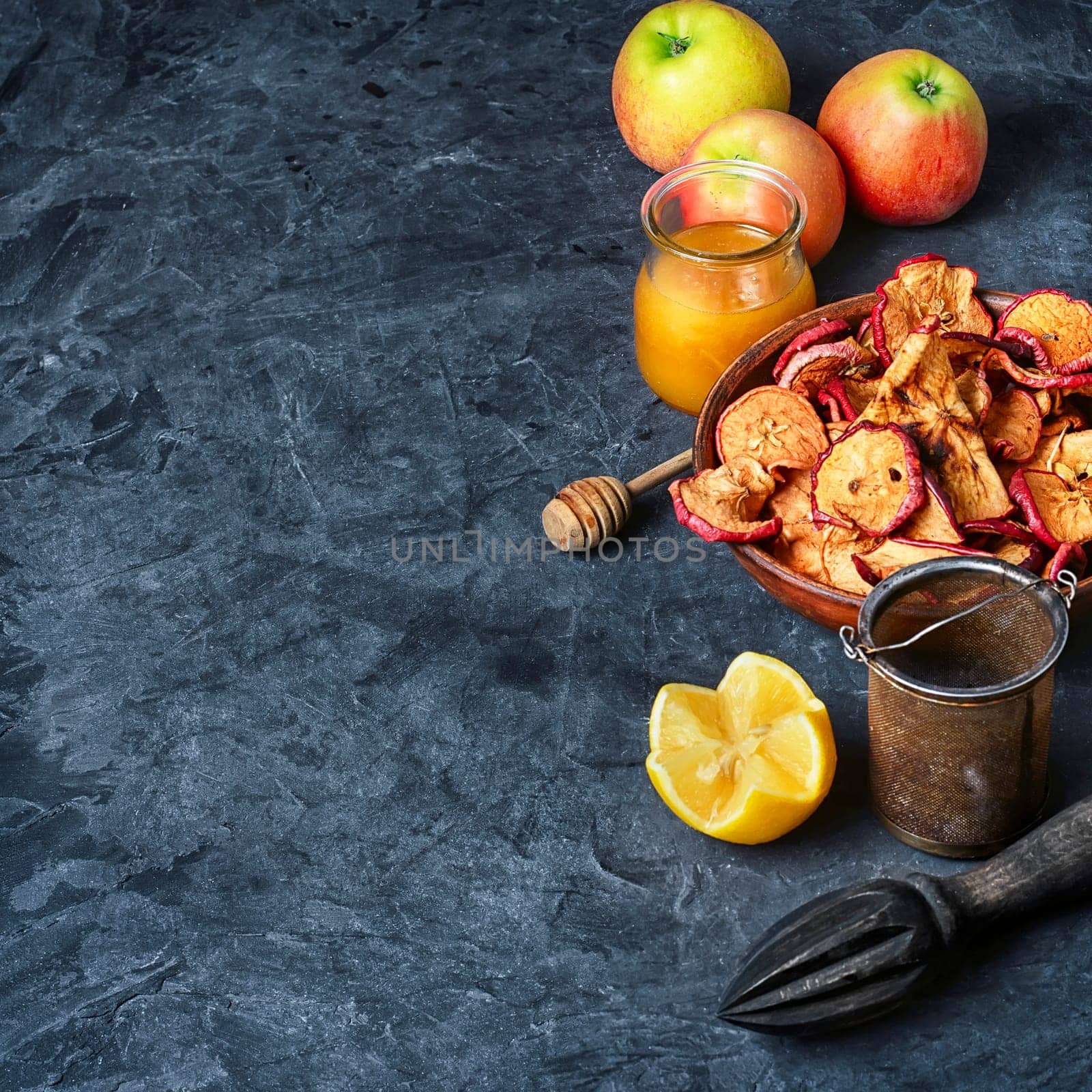Alternative cough and cold kit hot teas with lemon,herbs and berries