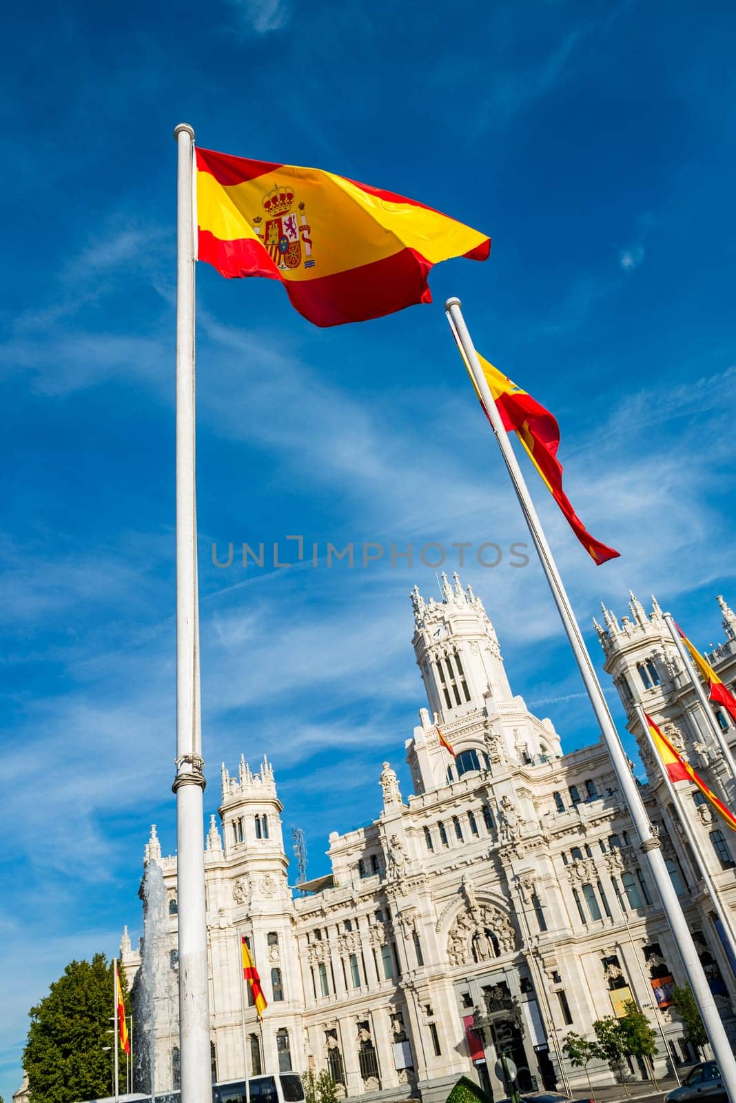 Cibeles museo and  located downtown Madrid, Spain