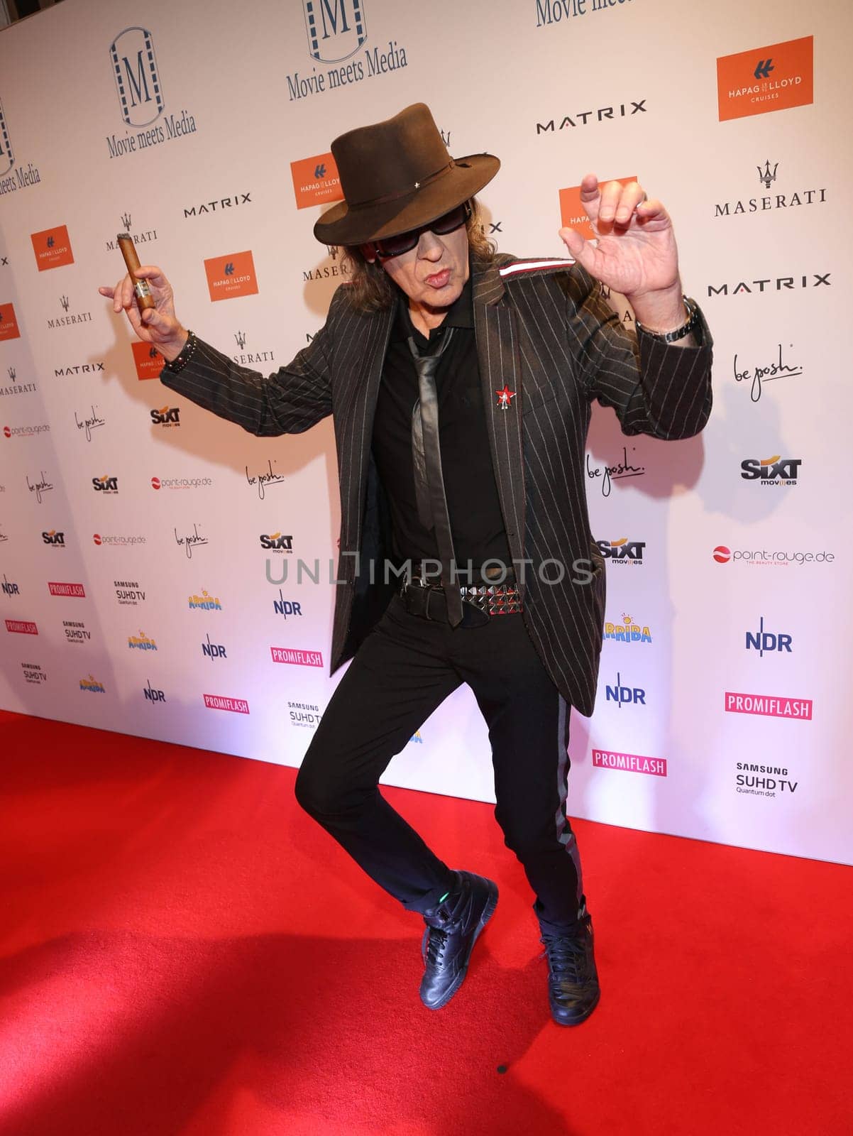 Udo Lindenberg . Movie meets Media 2016 at The Hotel Atlantic Kempinski,Hamburg on 28.11.2016..