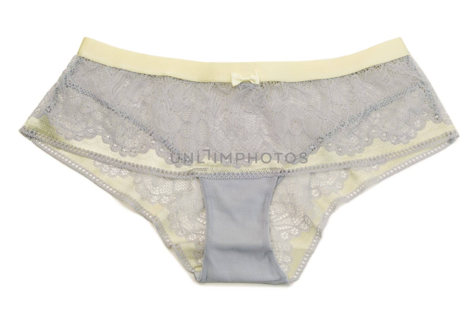 Lacy panties. Isolate on white.