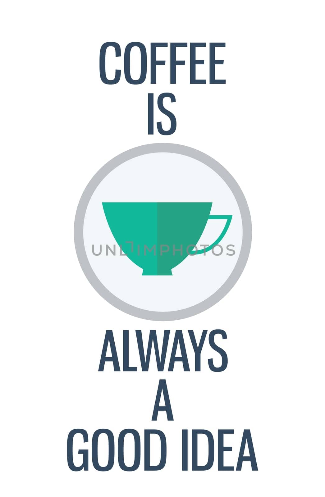 A poster on the theme of coffee, for your interior