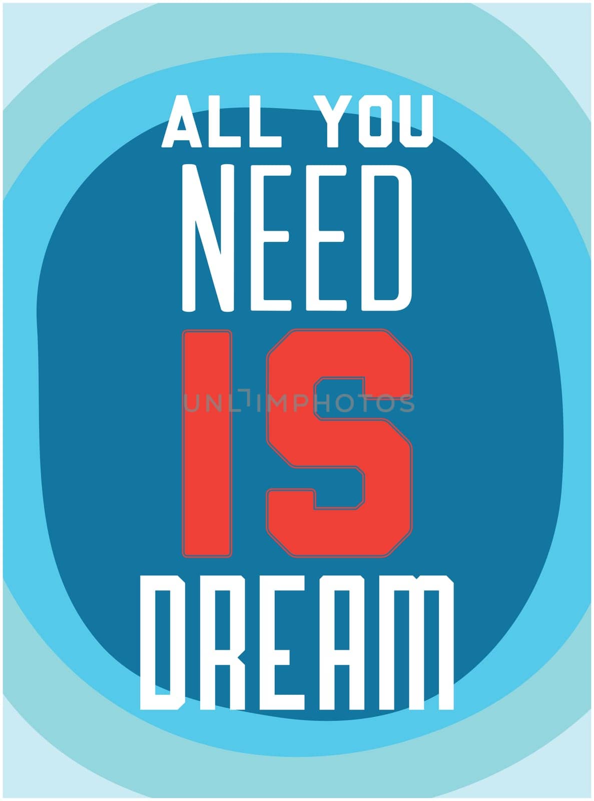 Motivational poster is suitable for printing any format