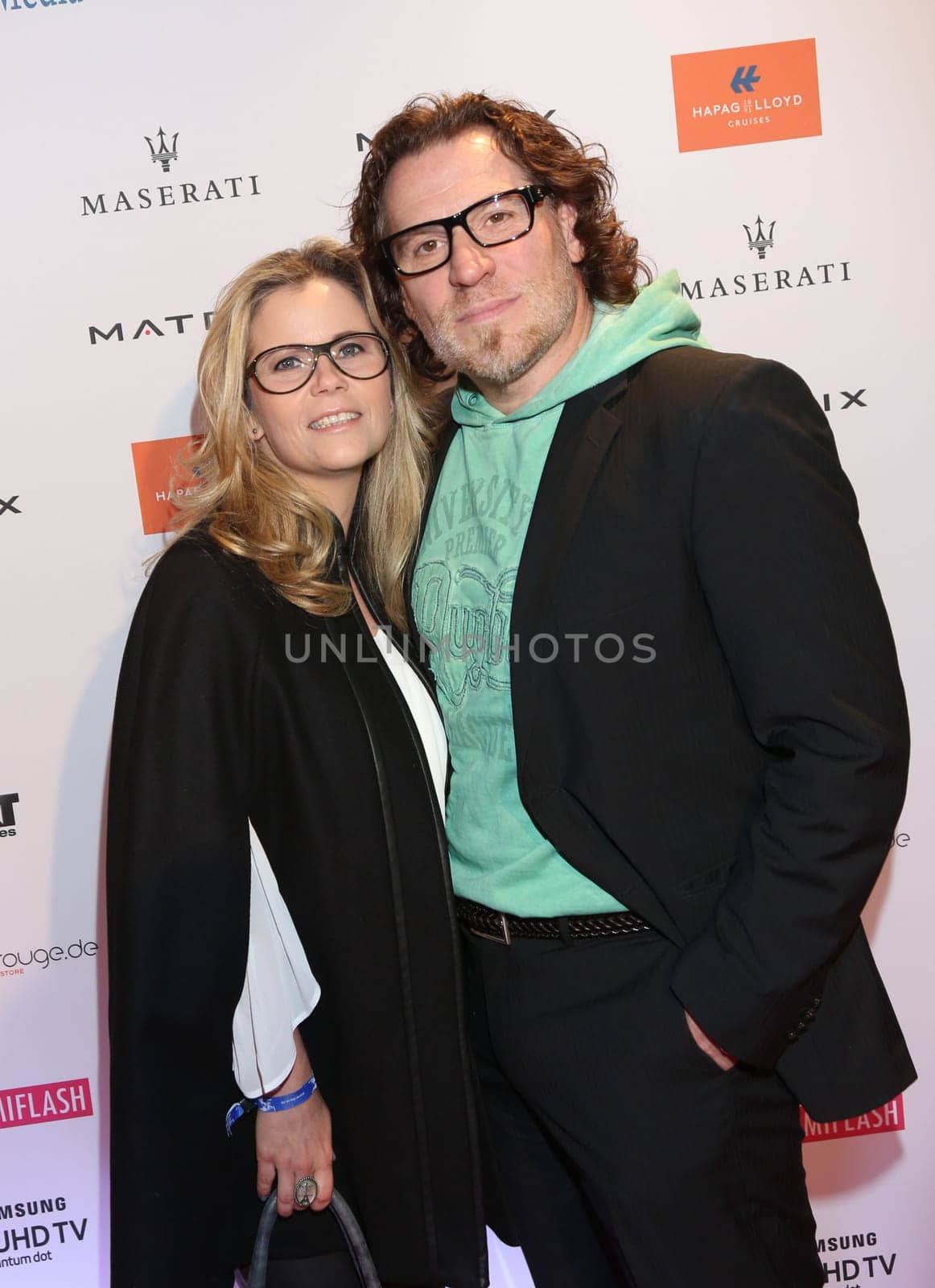 Michaela Schaffrath and Carlos Anthonyo ,. Movie meets Media 2016 at The Hotel Atlantic Kempinski,Hamburg on 28.11.2016..