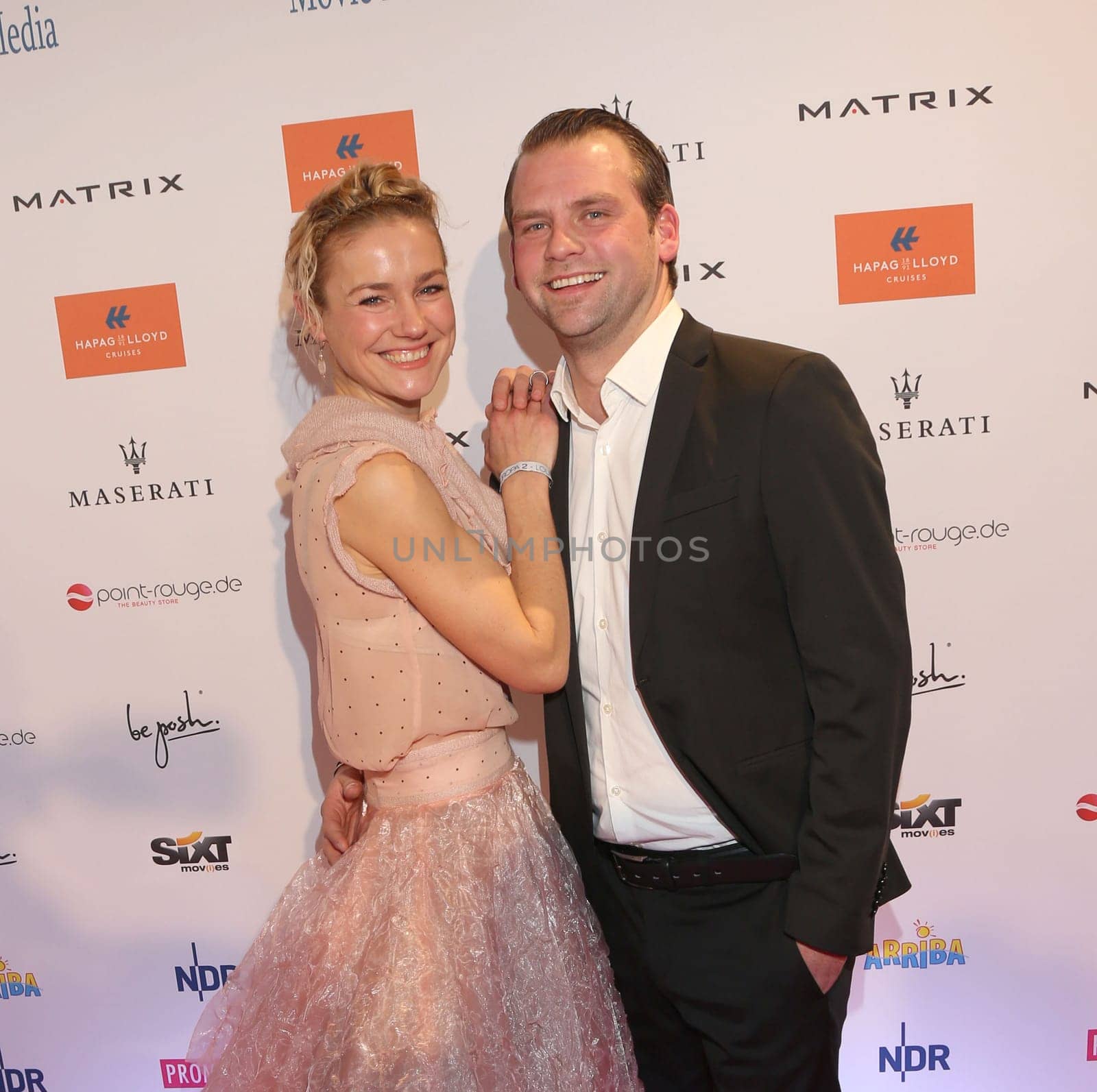 Rhea Harder und Joern Vennewald, .Movie meets Media 2016  im Hotel Atlantic Kempinski, Hamburg am 28.11.2016..