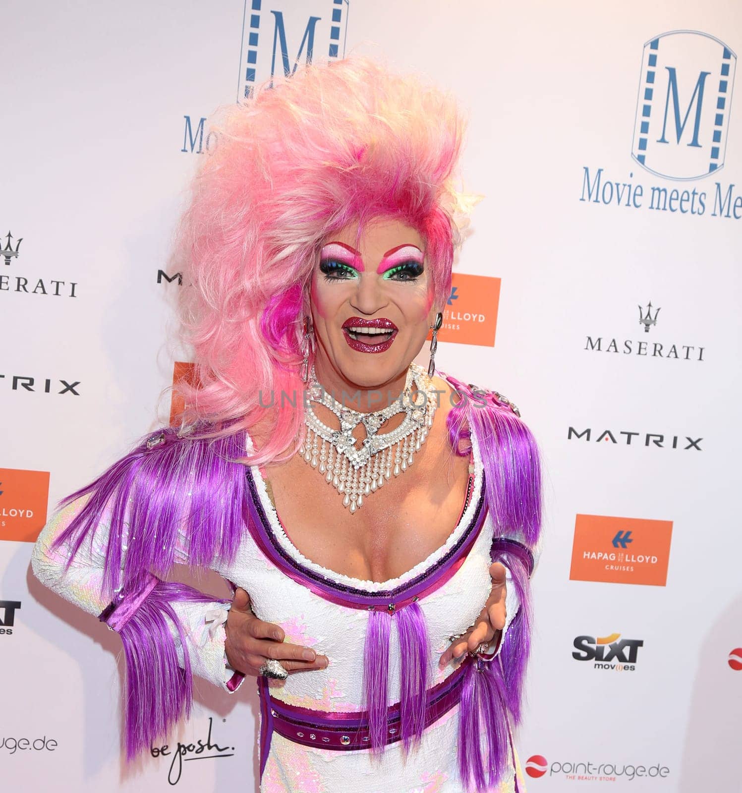 Olivia Jones,. Movie meets Media 2016 at The Hotel Atlantic Kempinski,Hamburg on 28.11.2016..