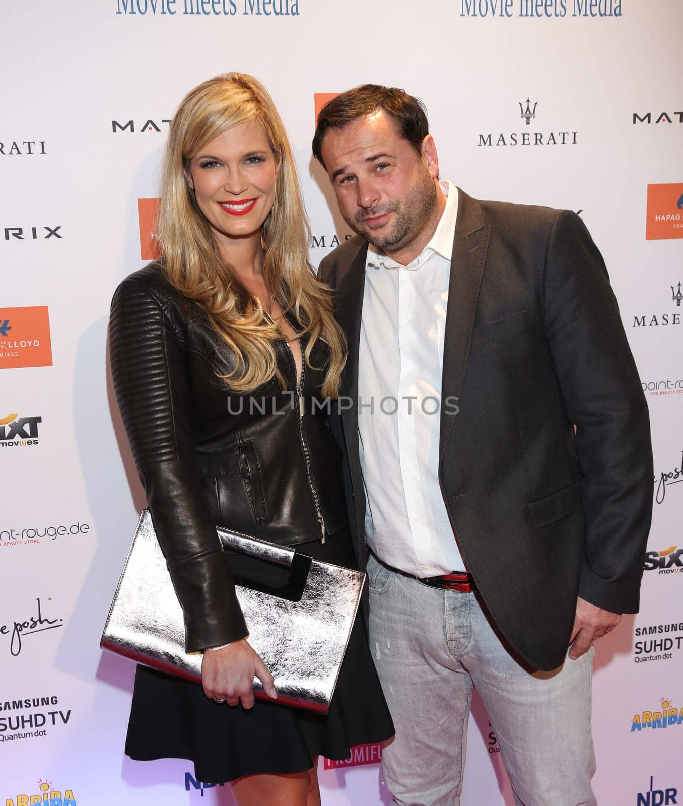 Verena Wriedt with her husband . Movie meets Media 2016 at The Hotel Atlantic Kempinski,Hamburg on 28.11.2016..