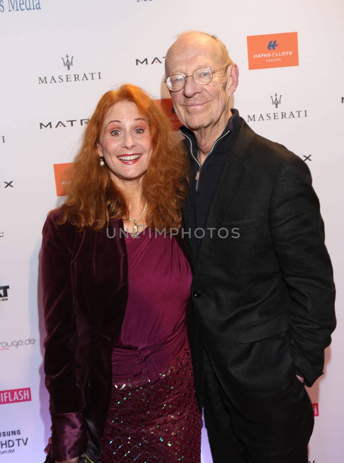 Christiane Leuchtmann und Hans Peter Korff .Movie meets Media 2016  im Hotel Atlantic Kempinski, Hamburg am 28.11.2016..