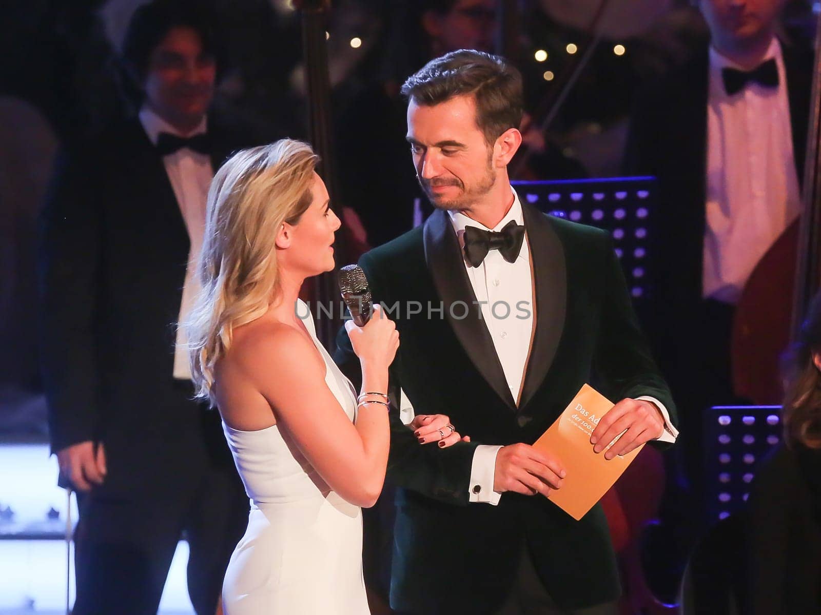 Singer Helene Fischer and singer Florian Silbereisen at the Advent Festival of 100,000 Lights 2016 in Suhl