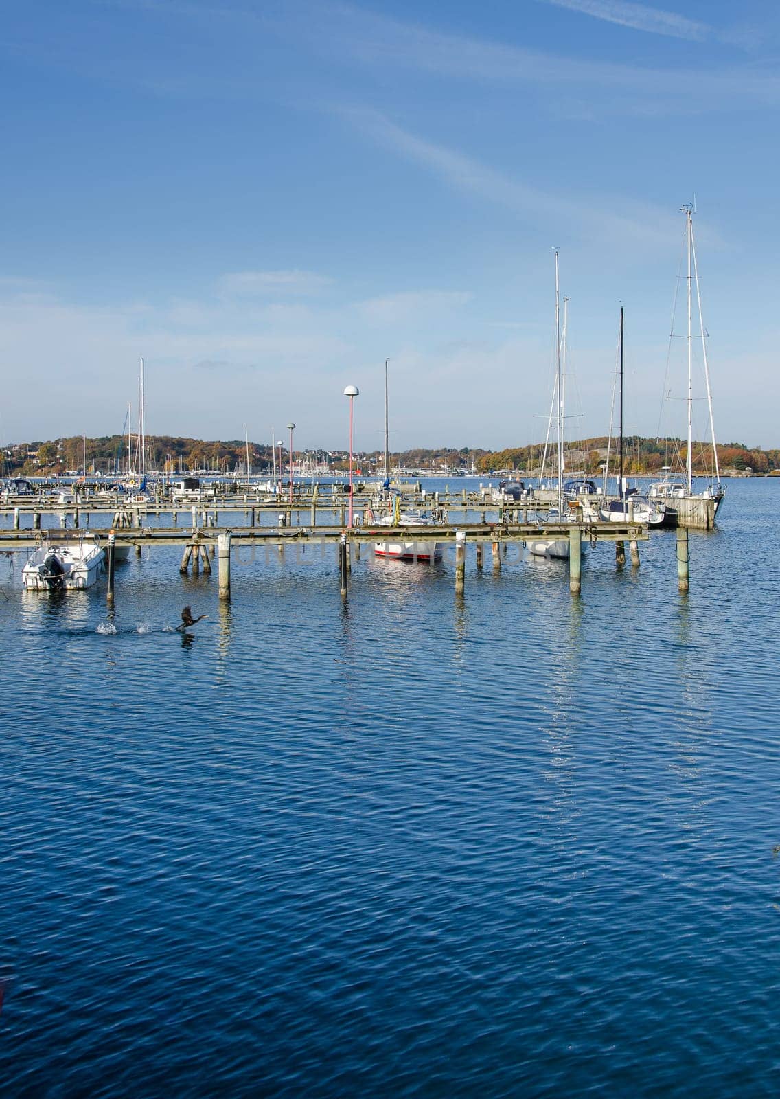 Hovas marina in gothenburg sweden all boat is waiting to come up for the winter