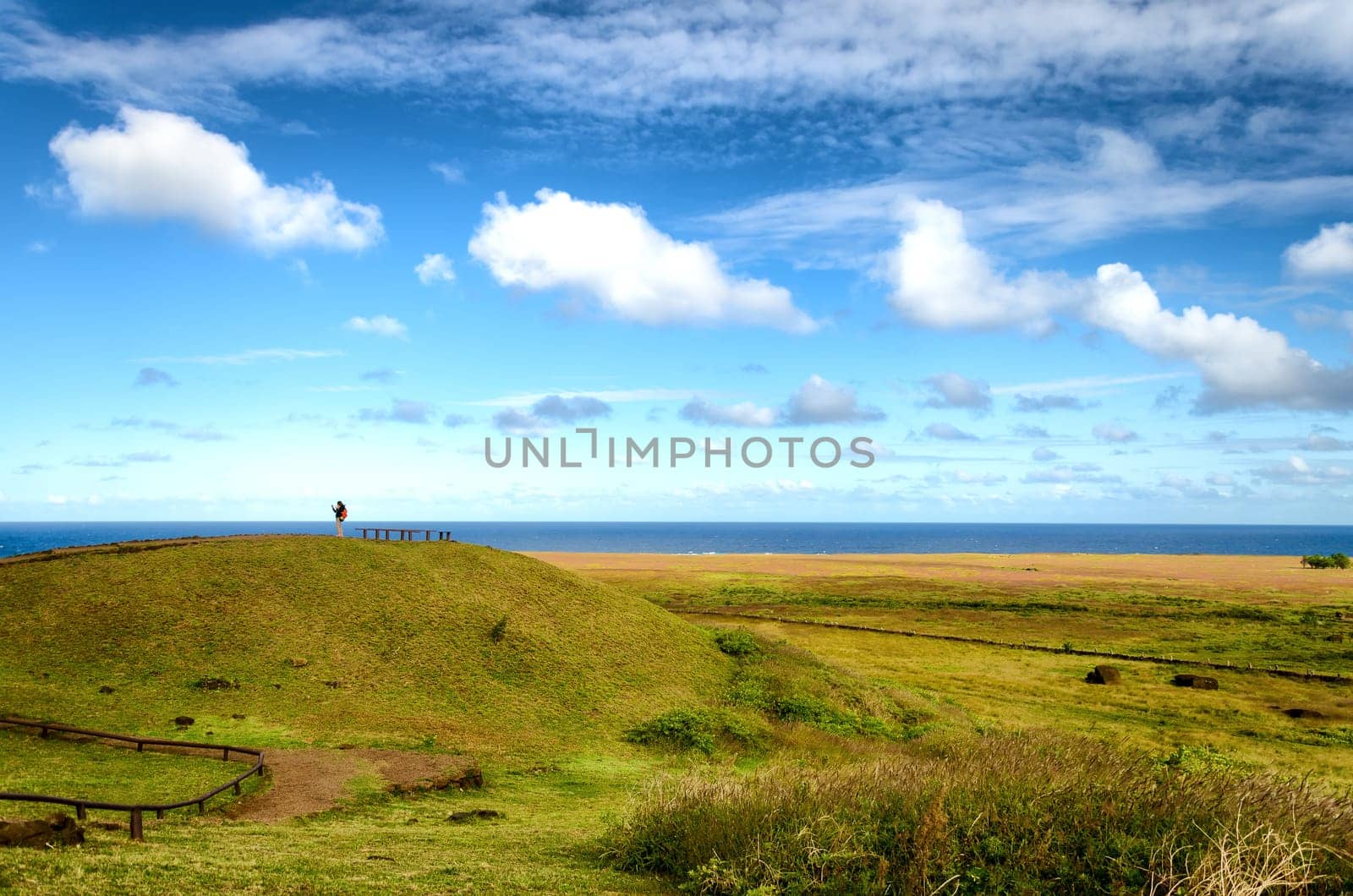 Gazing out at the bleak, restless beauty of the southeastern Pacific Ocean from Easter Island, Chile