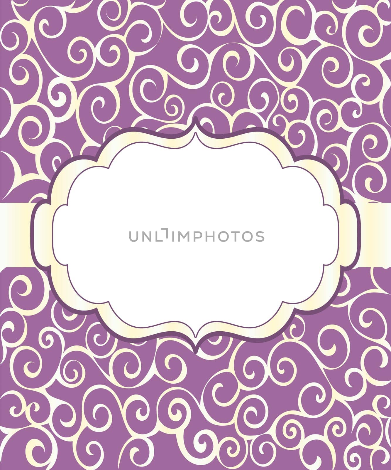 Vintage frame background invitation ornament. Vector  illustration.