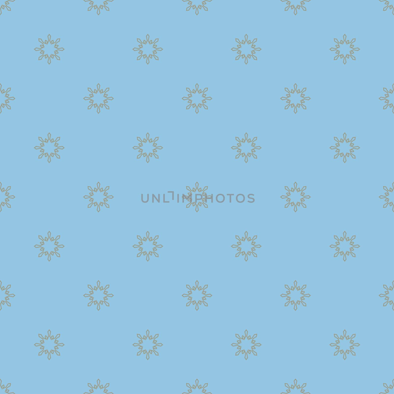 Christmas snowflakes seamless background. New year vector illustration.