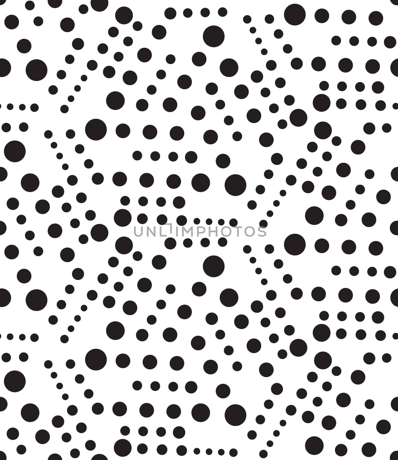 Vector seamless pattern. Modern geometric texture. Repeating abstract background. dots, circles linear ornament