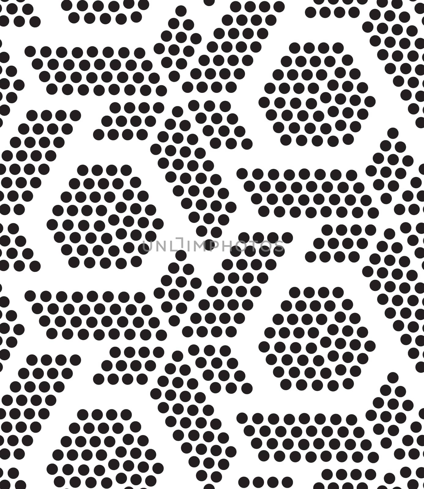 Vector seamless pattern. Modern geometric texture. Repeating abstract background. dots, circles linear ornament