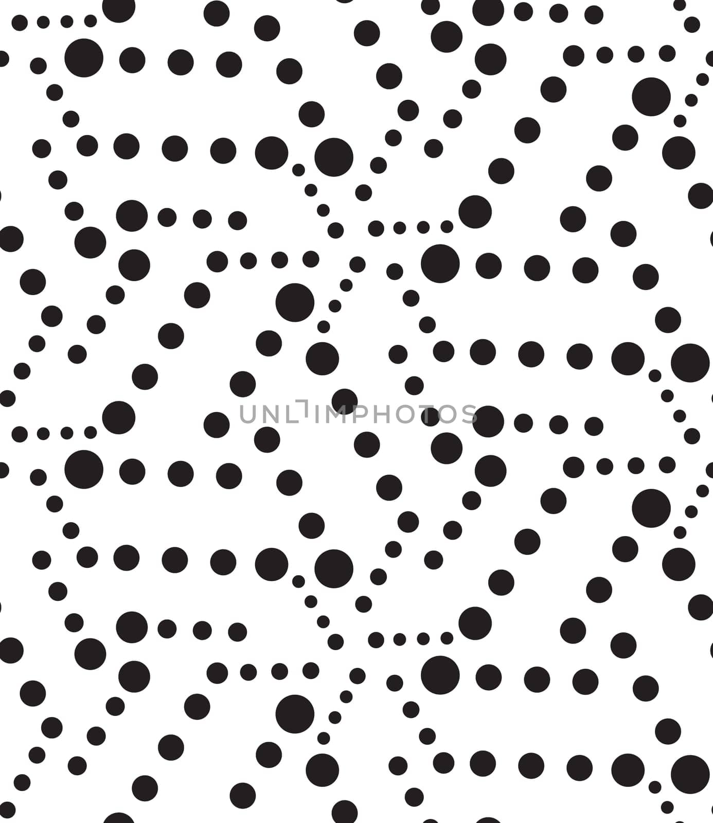 Vector seamless pattern. Modern geometric texture. Repeating abstract background. dots, circles linear ornament