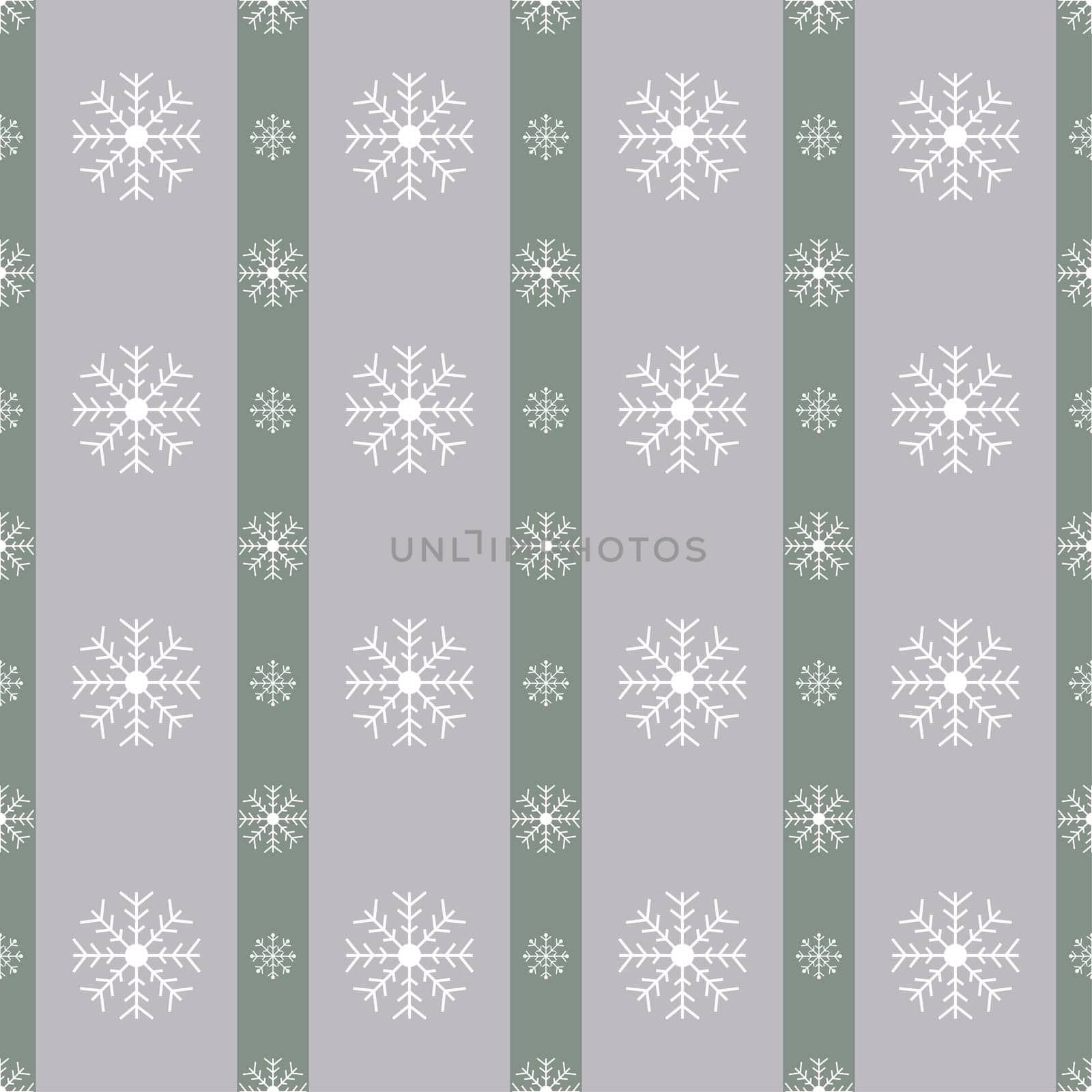 Christmas snowflakes seamless background. New year vector illustration.