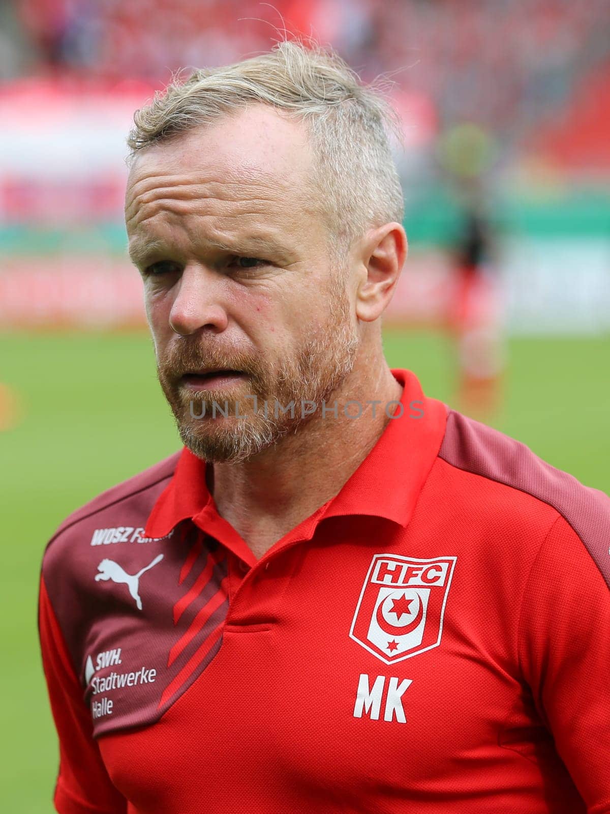 Assistant coach Marco Kämpfe (Hallescher FC) at the DFB-Pokal 2016/17 - 1st round - Hallescher FC against 1.FC Kaiserslautern