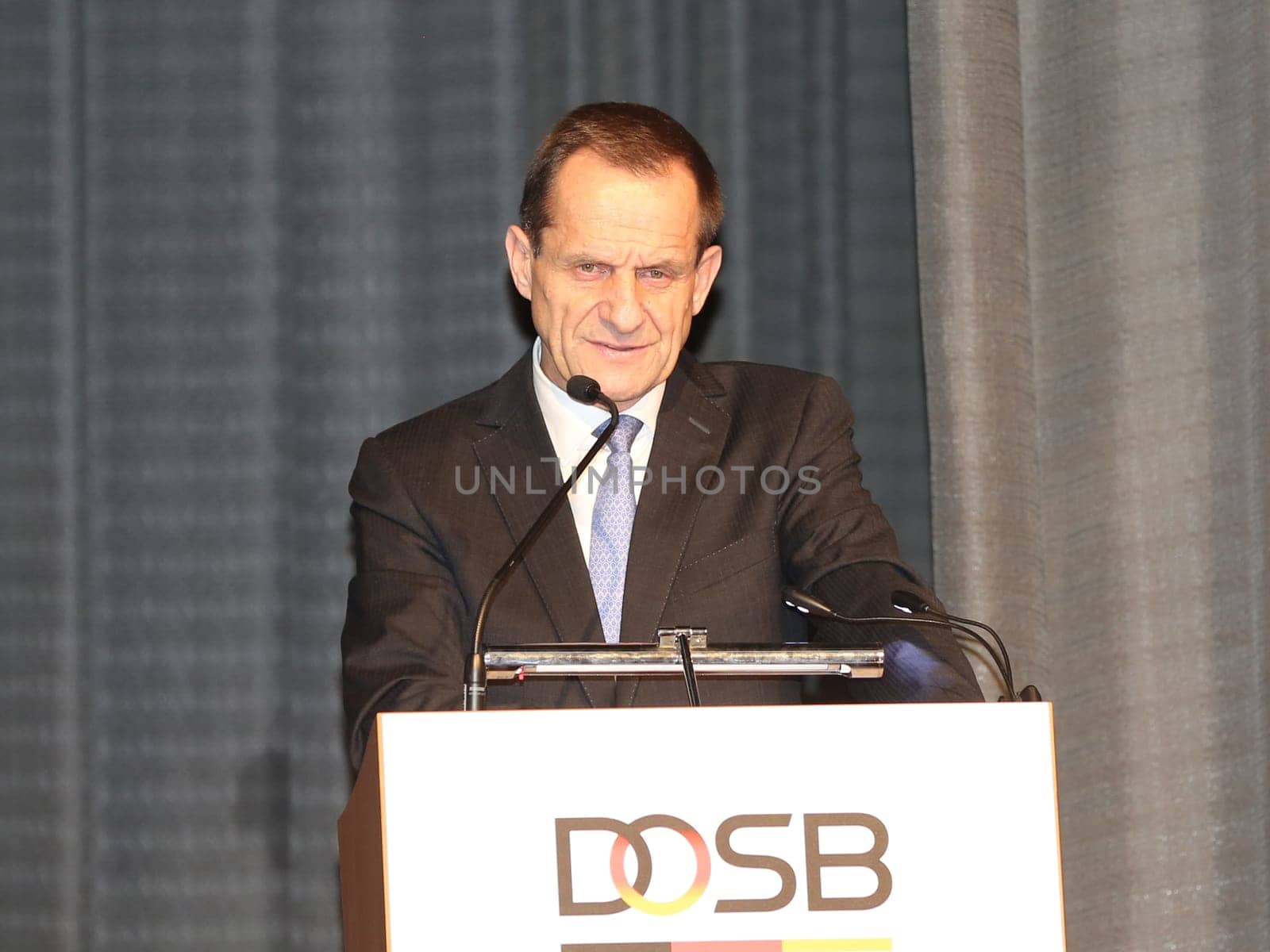 President of the German Olympic Sports Confederation (DOSB) Alfons Hörmann at the 13th General Assembly of the DOSB on 03.12.2016 in Magdeburg