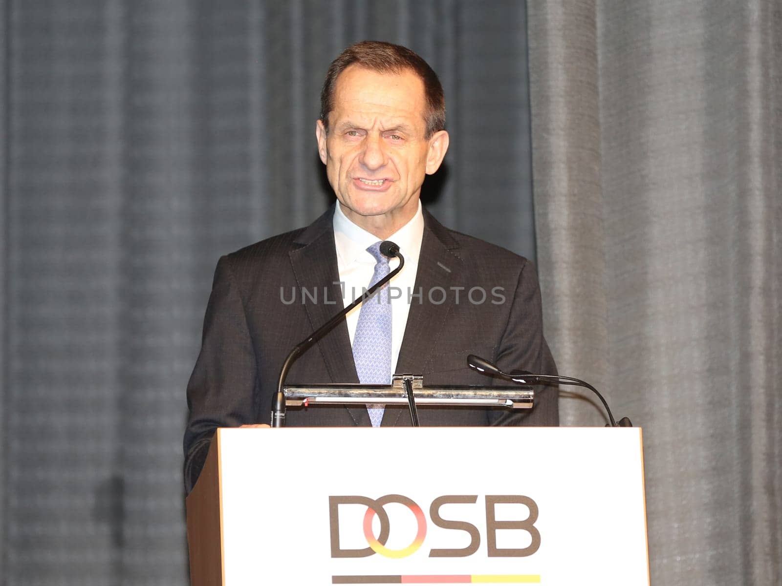 President of the German Olympic Sports Confederation (DOSB) Alfons Hörmann at the 13th General Assembly of the DOSB on 03.12.2016 in Magdeburg