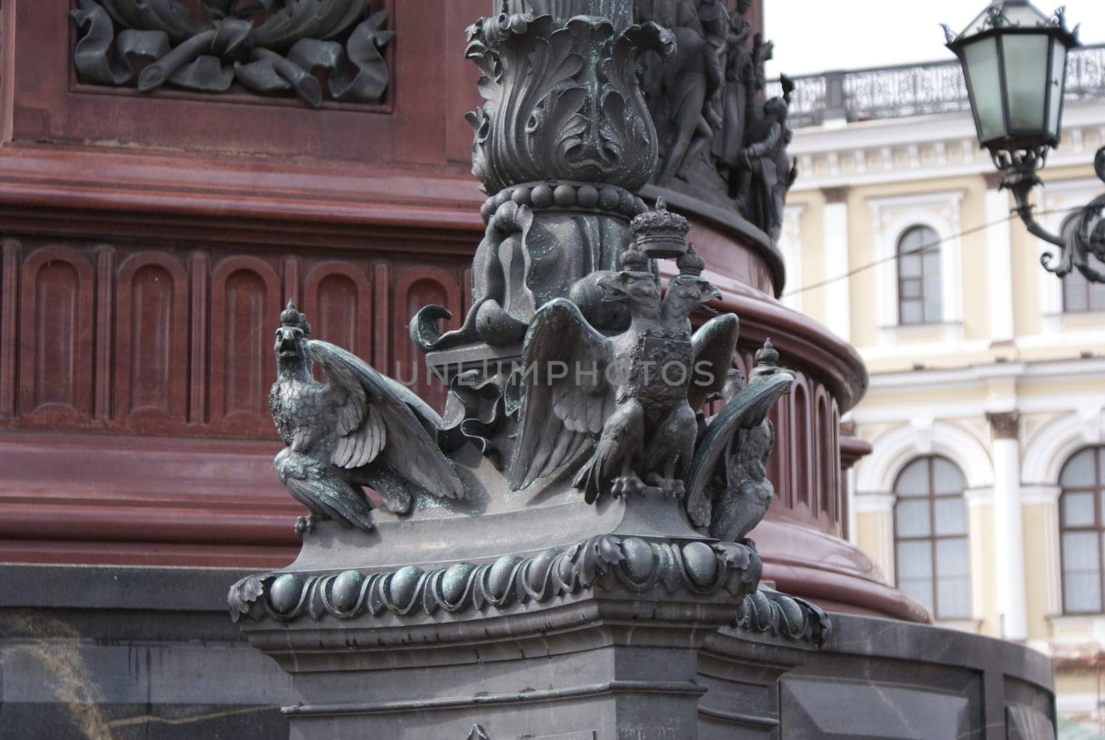 Saint-Petersburg, Russia - August 12, 2016: City of St. Pererburge. The palaces and architecture of the city. Buildings of historical part of the city.
