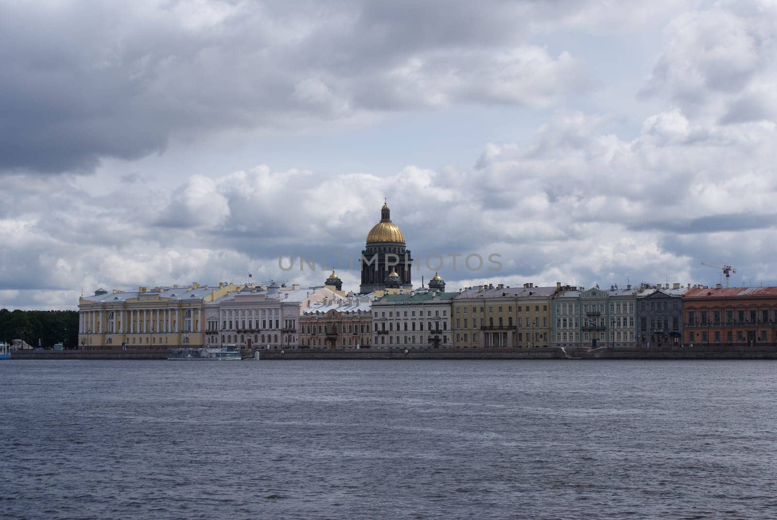 Saint-Petersburg, Russia - August 12, 2016: City of St. Pererburge. The palaces and architecture of the city. Buildings of historical part of the city.