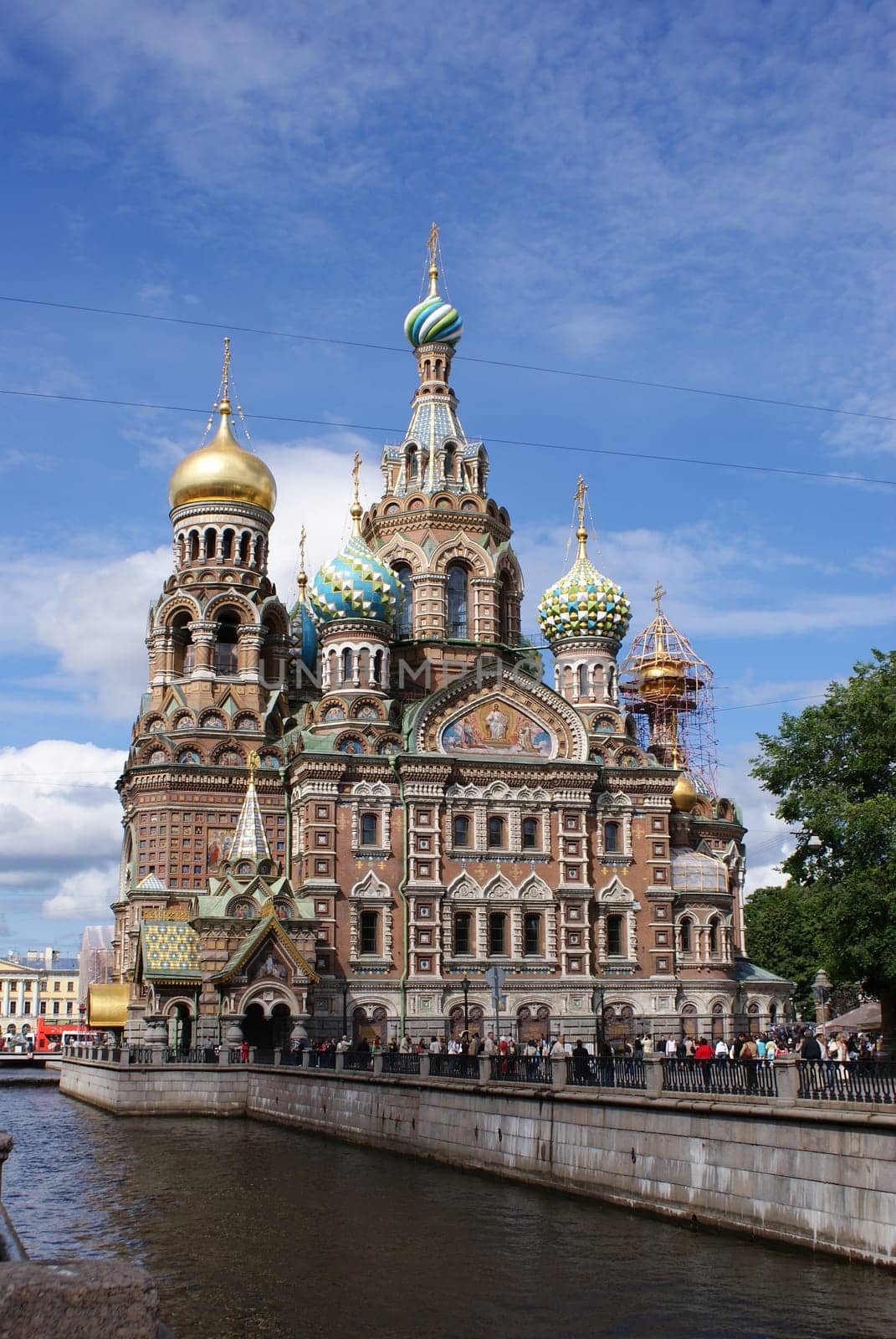 Saint-Petersburg, Russia - August 12, 2016: City of St. Pererburge. The palaces and architecture of the city. Buildings of historical part of the city.