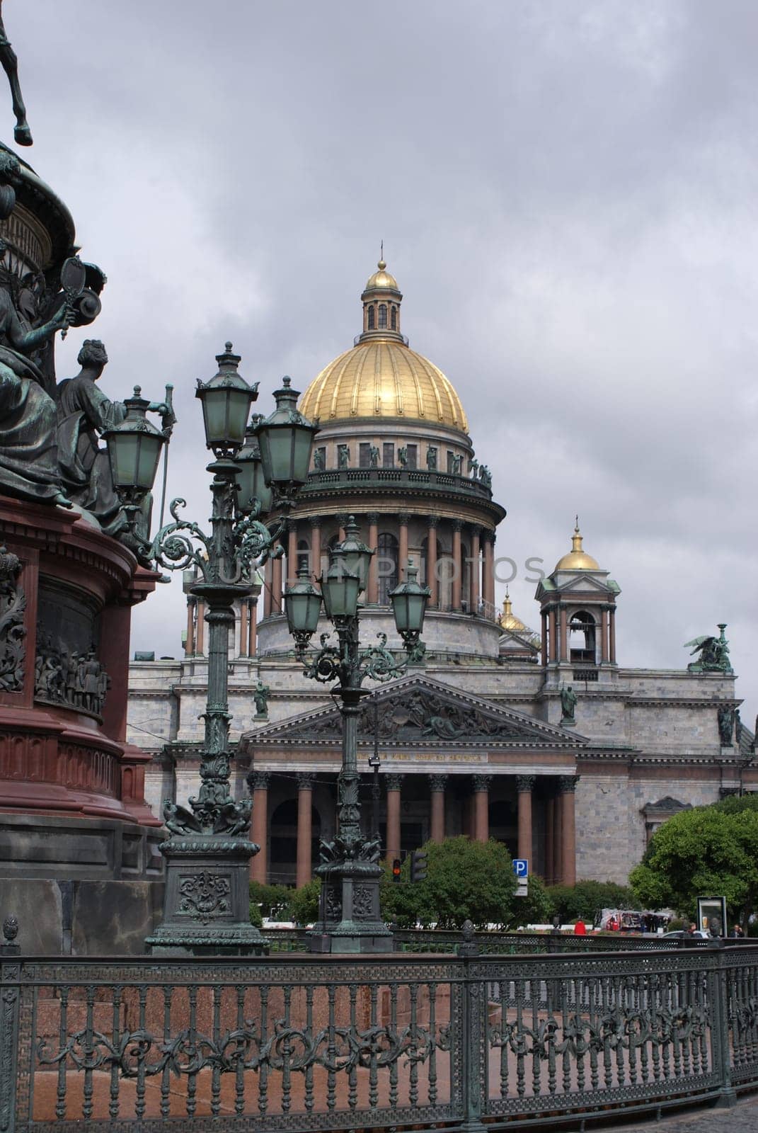 Saint-Petersburg, Russia - August 12, 2016: City of St. Pererburge. The palaces and architecture of the city. Buildings of historical part of the city.