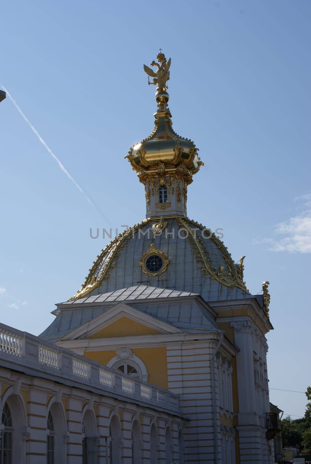 Saint-Petersburg, Russia - August 12, 2016: City of St. Pererburge. The palaces and architecture of the city. Buildings of historical part of the city.