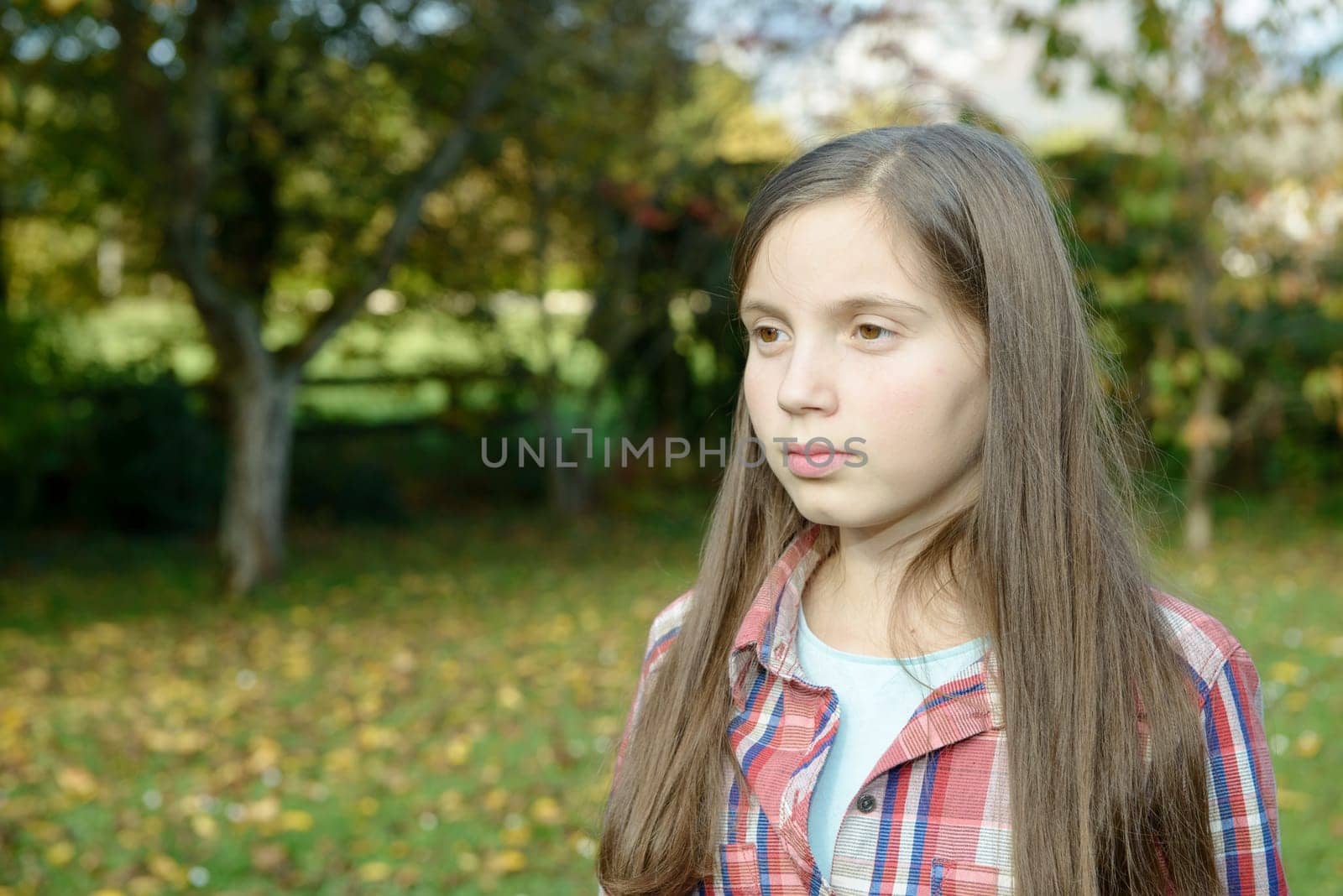 Portrait of a young teenager in home