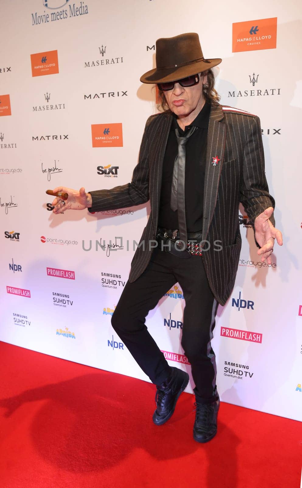 Udo Lindenberg ,. Movie Meets Media 2016 at the Hotel Atlantic Hamburg on 29.11.2016 .