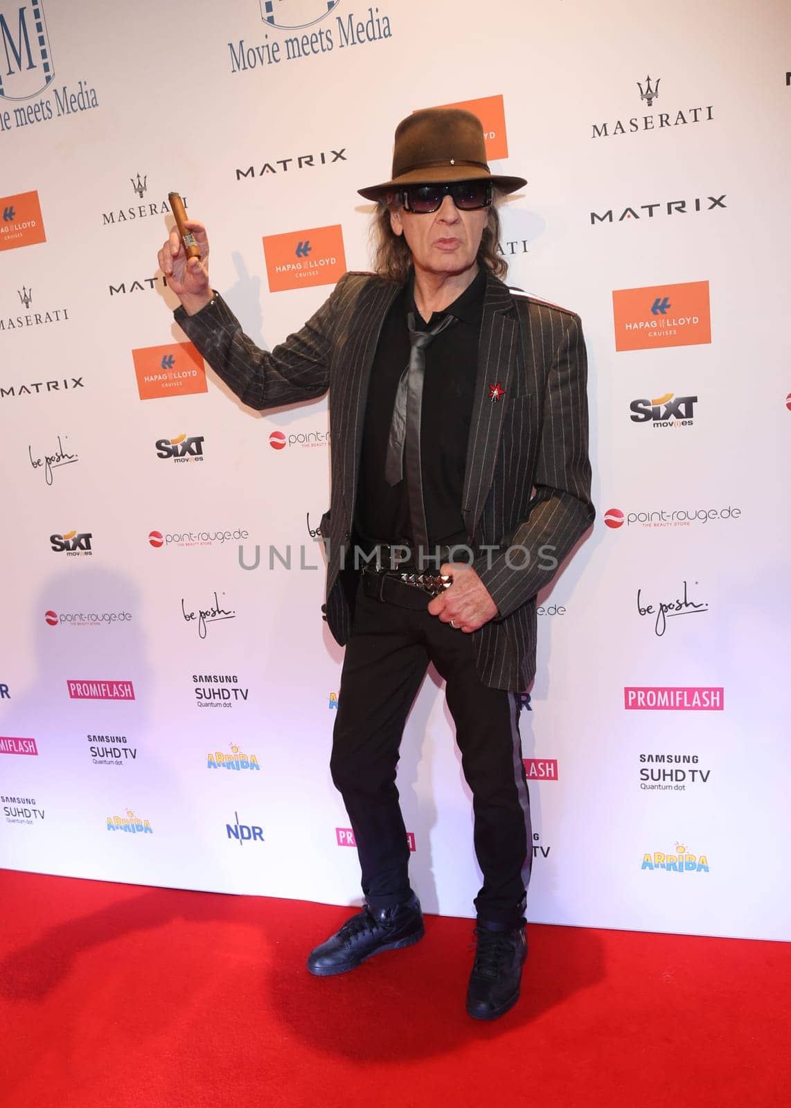 Udo Lindenberg ,. Movie Meets Media 2016 at the Hotel Atlantic Hamburg on 29.11.2016 .