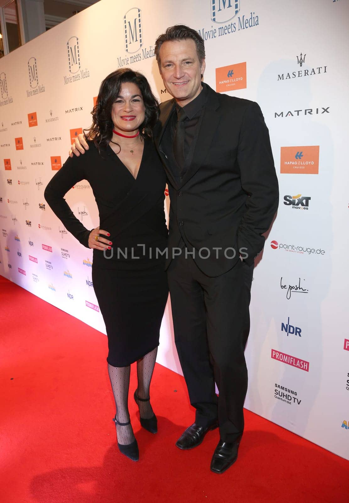 Caroline Kiesewetter with accompaniment ,. Movie Meets Media 2016 at Hotel Atlantic Hamburg on 29.11.2016