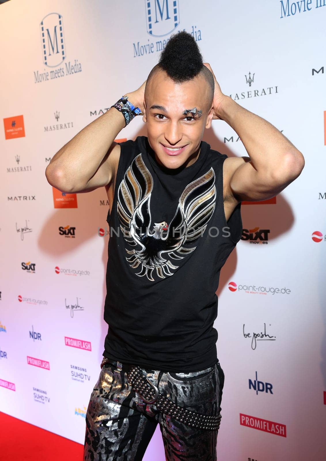 Prince Damien,. Movie Meets Media 2016 at the Hotel Atlantic Hamburg .