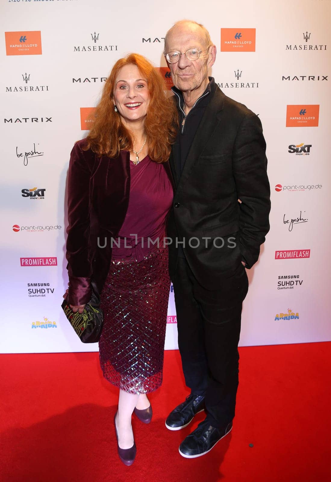 Christiane Leuchtmann and Hans Peter Korff,. Movie Meets Media 2016 at the Hotel Atlantic Hamburg