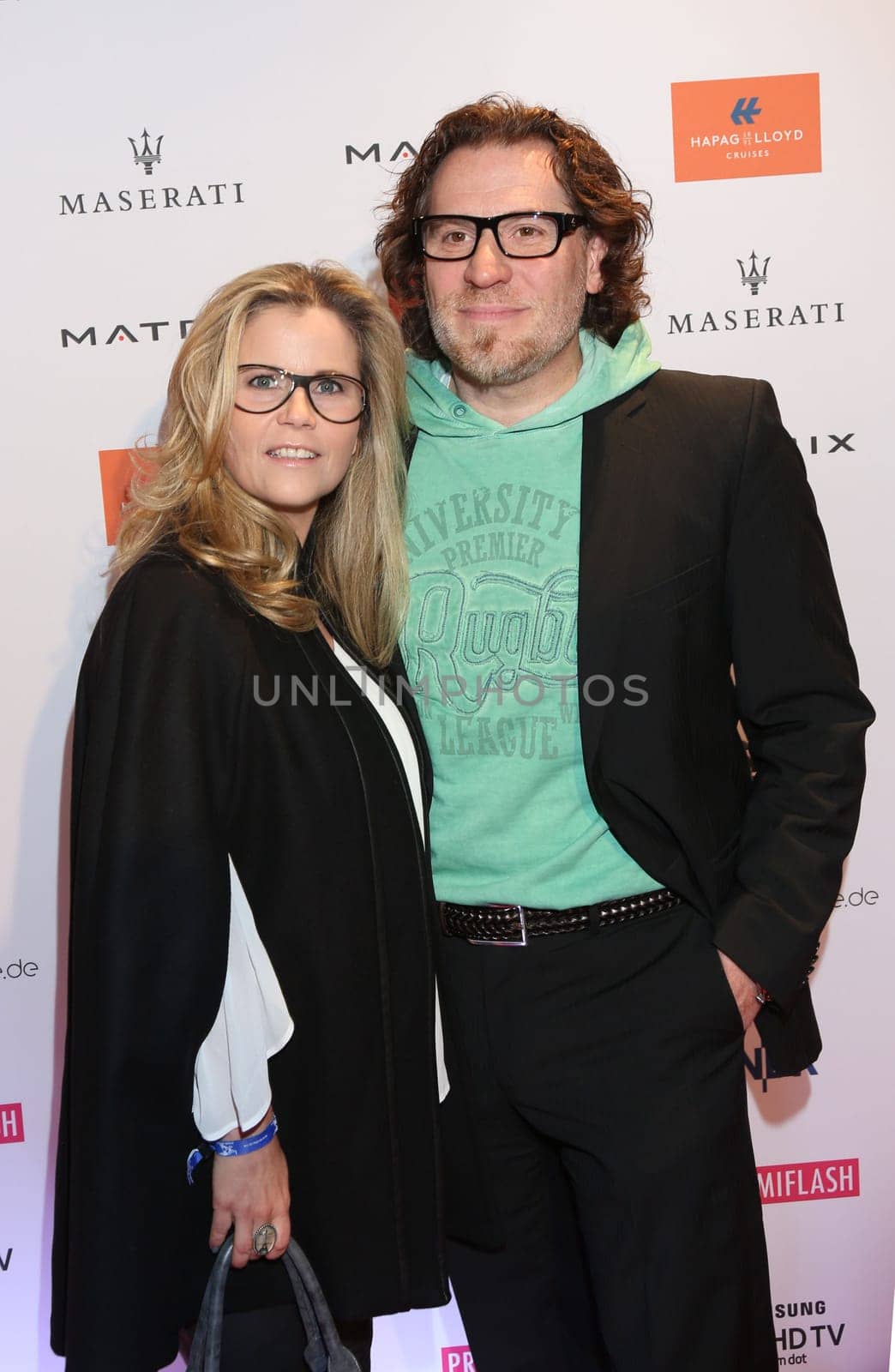 Michaela Schaffrath ,Carlos Anthonyo ,. Movie Meets Media 2016 at the Hotel Atlantic Hamburg on 29.11.2016 .