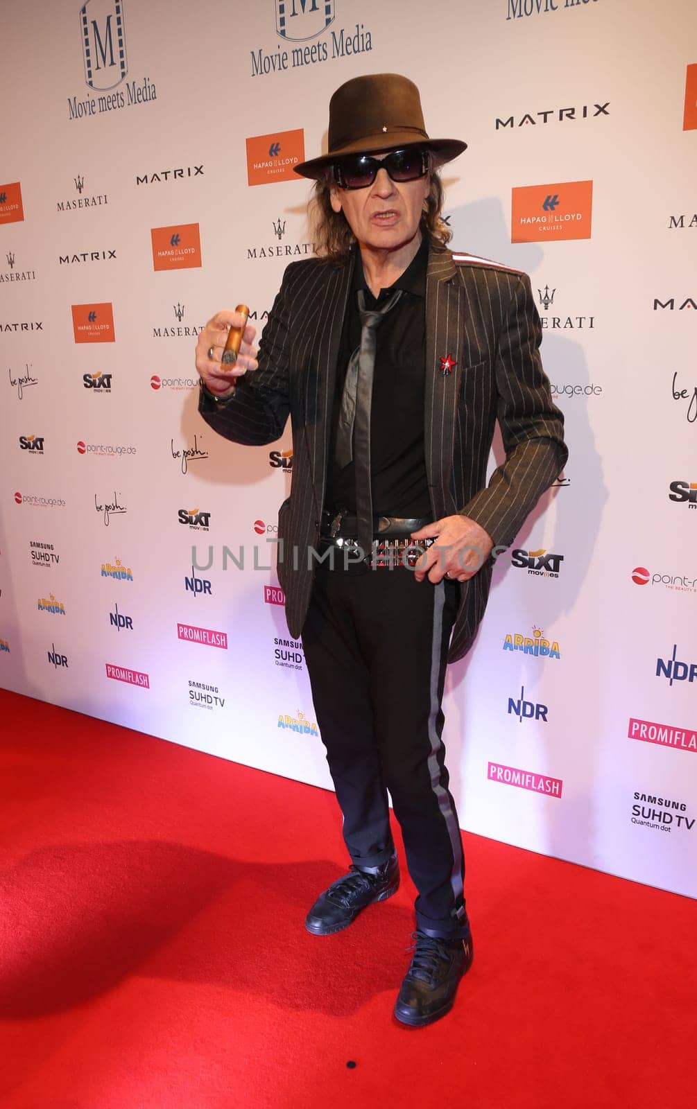 Udo Lindenberg ,. Movie Meets Media 2016 at the Hotel Atlantic Hamburg on 29.11.2016 .