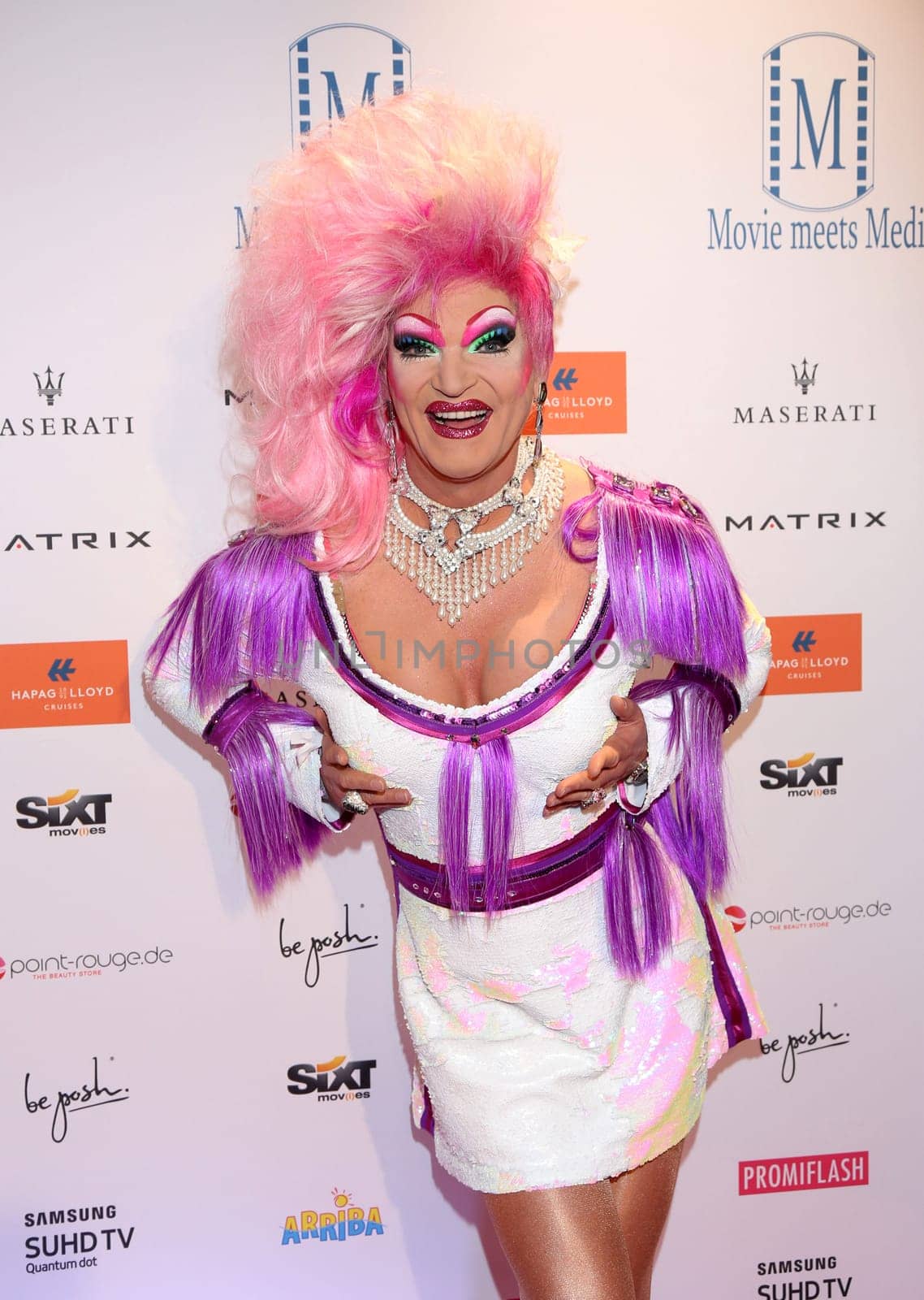 Olivia Jones ,. Movie Meets Media 2016 at the Hotel Atlantic Hamburg .