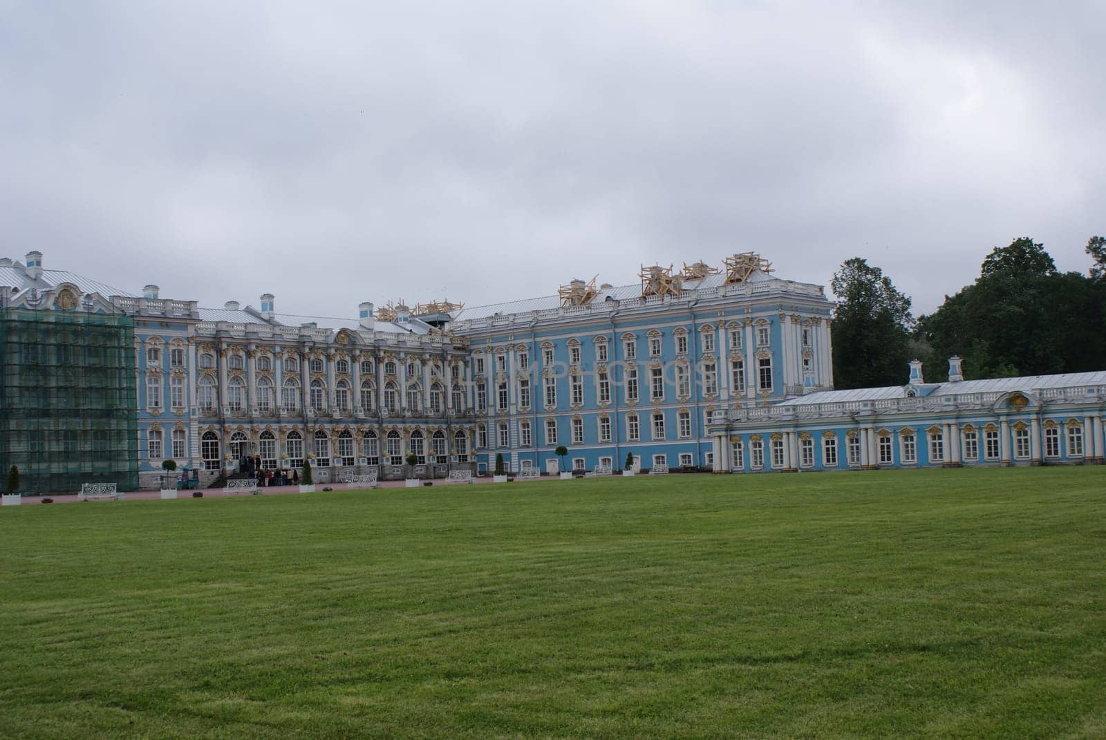 Saint-Petersburg, Russia - August 12, 2016: City of St. Pererburge. The palaces and architecture of the city. Buildings of historical part of the city.