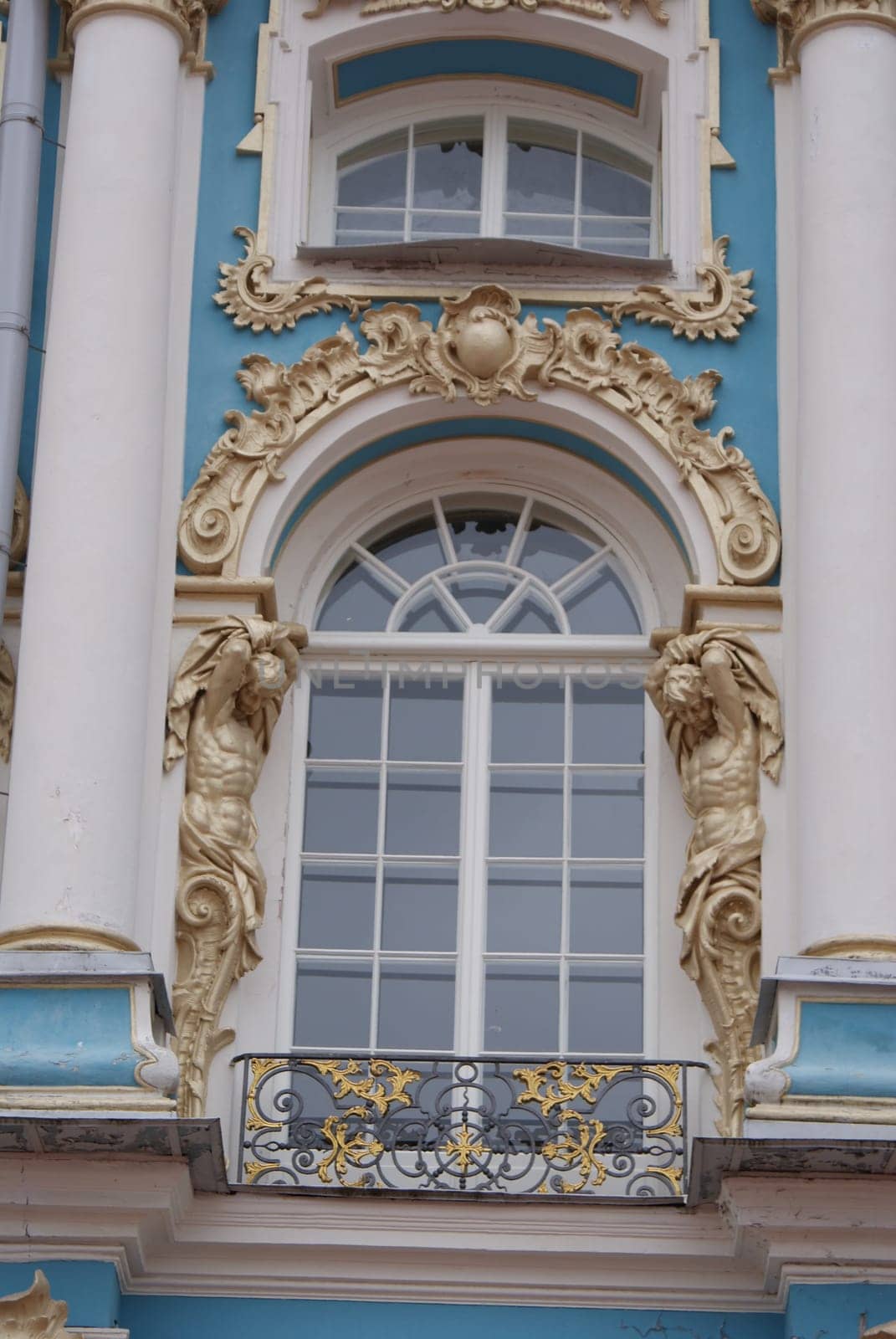 Saint-Petersburg, Russia - August 12, 2016: City of St. Pererburge. The palaces and architecture of the city. Buildings of historical part of the city.