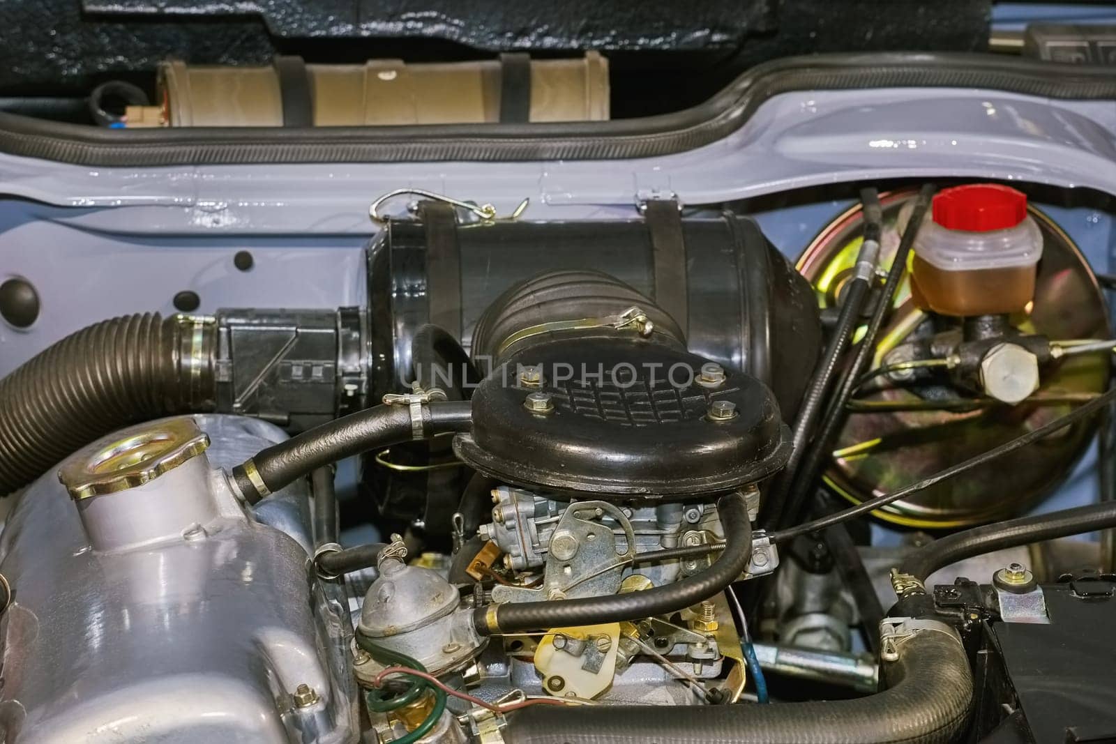 Under the Hood of an Old Car