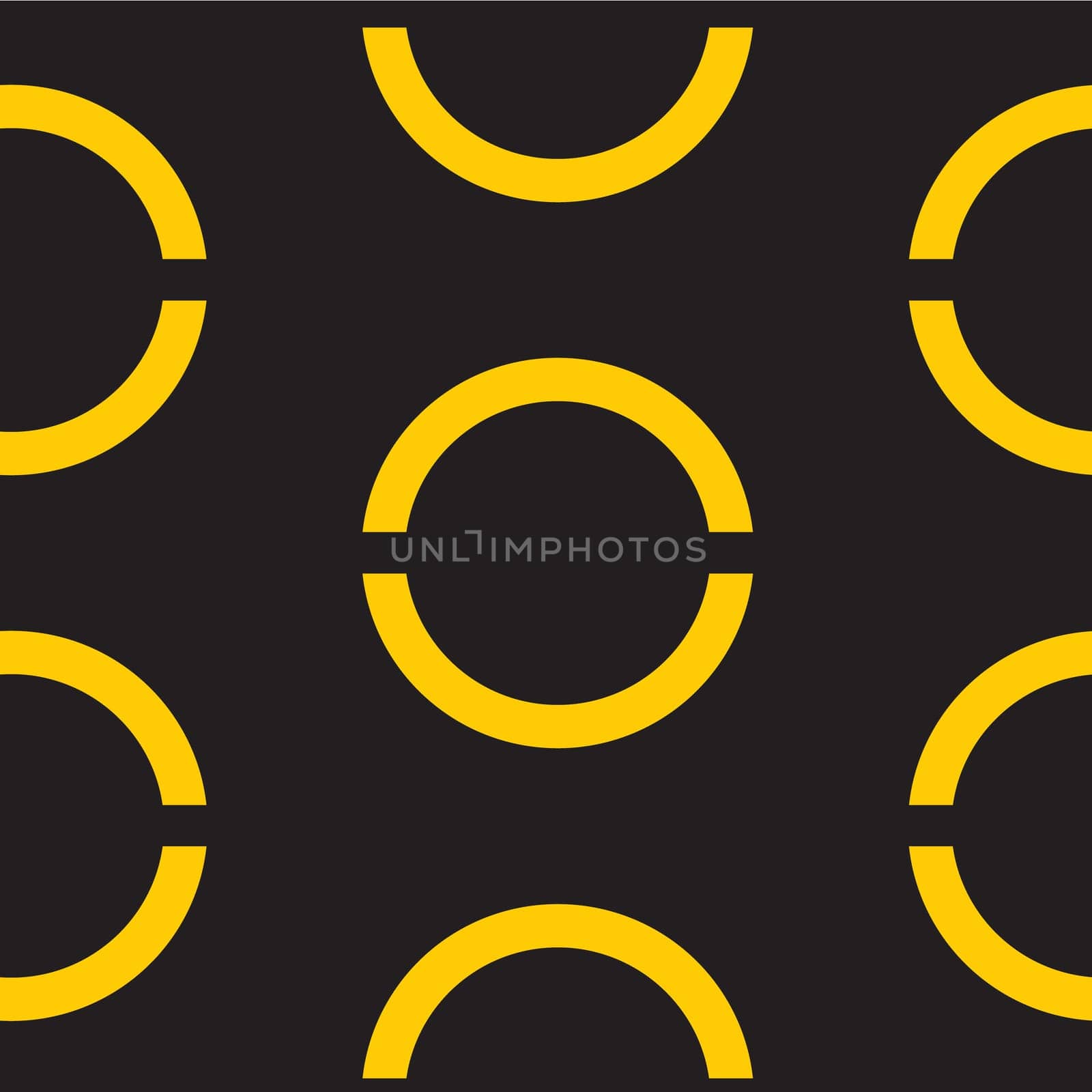 Seamless geometric background with round elements. Vector background.