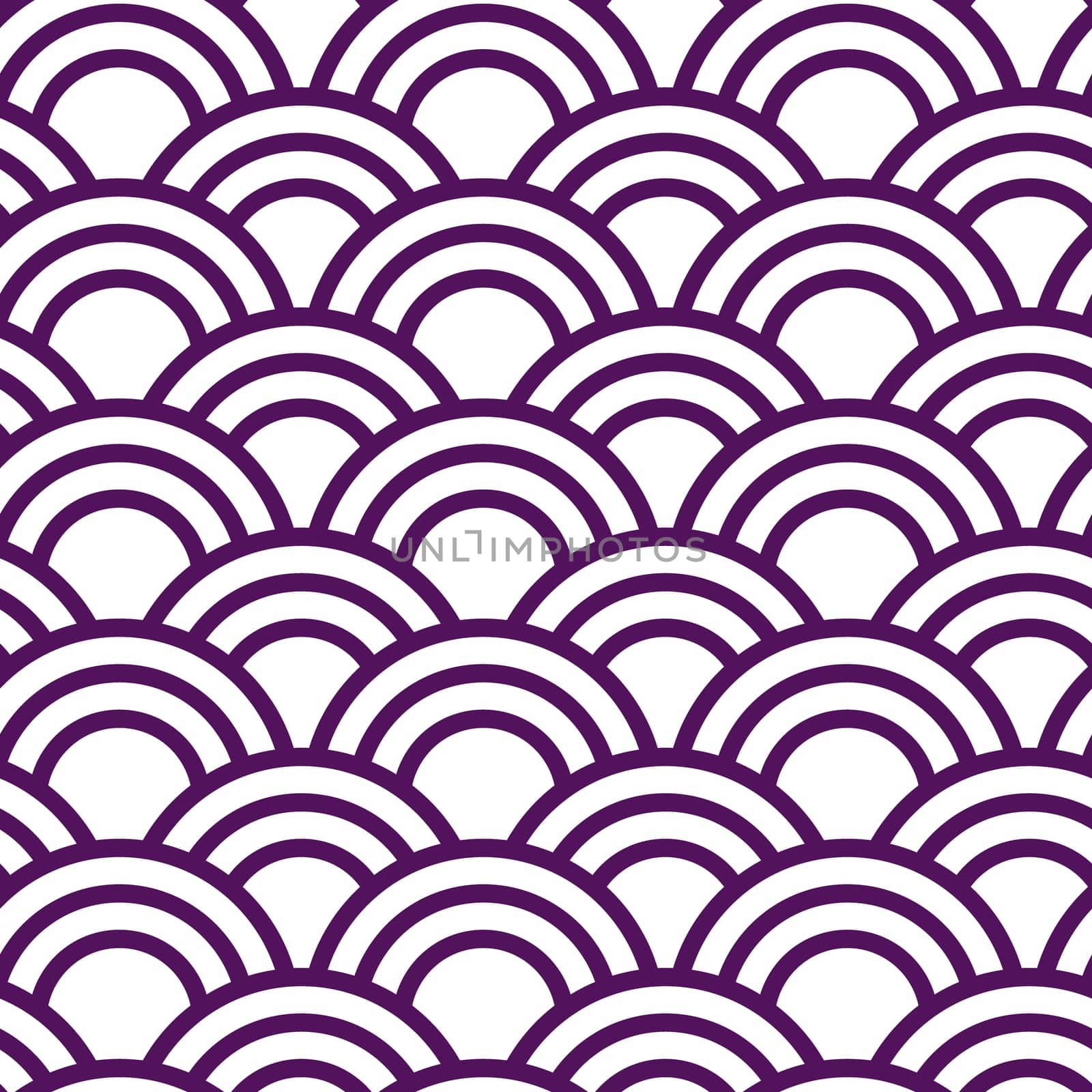 Traditional japanese seamless wave pattern for textile, cover or package. White and blue.