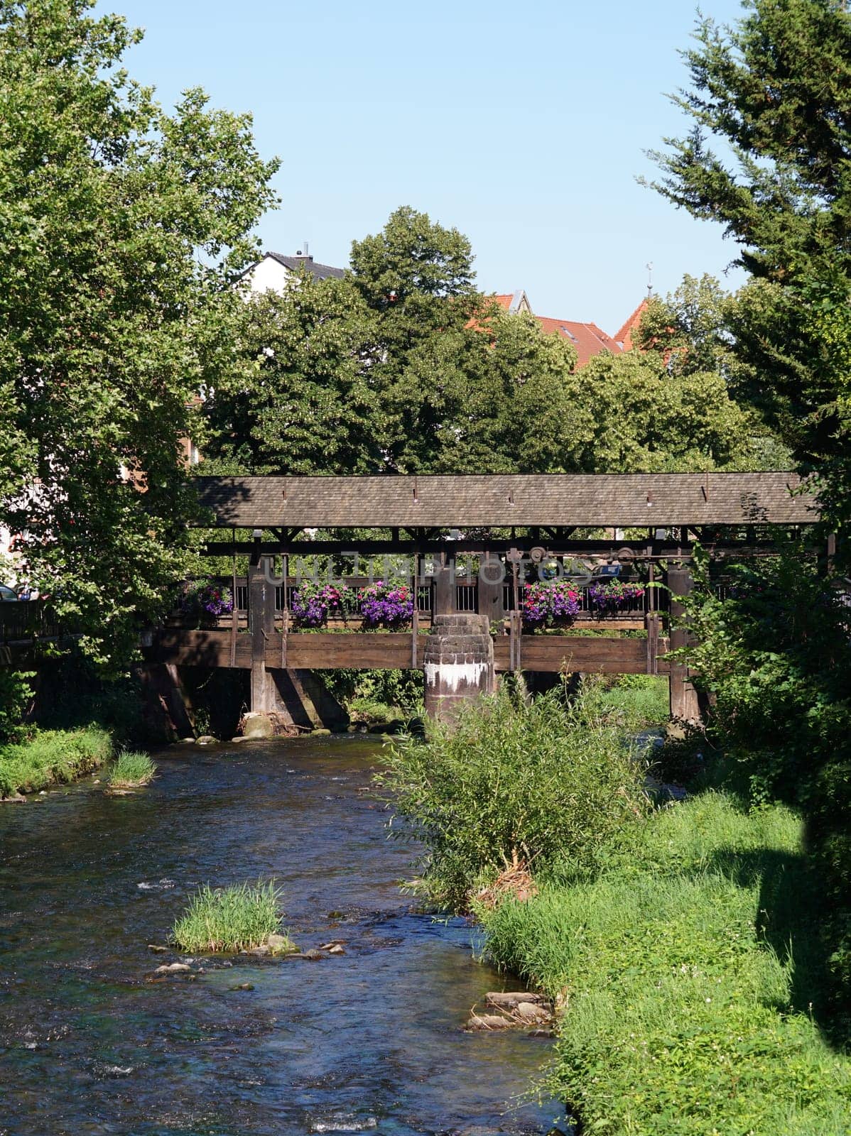 Weir of the Alb in Ettlingen