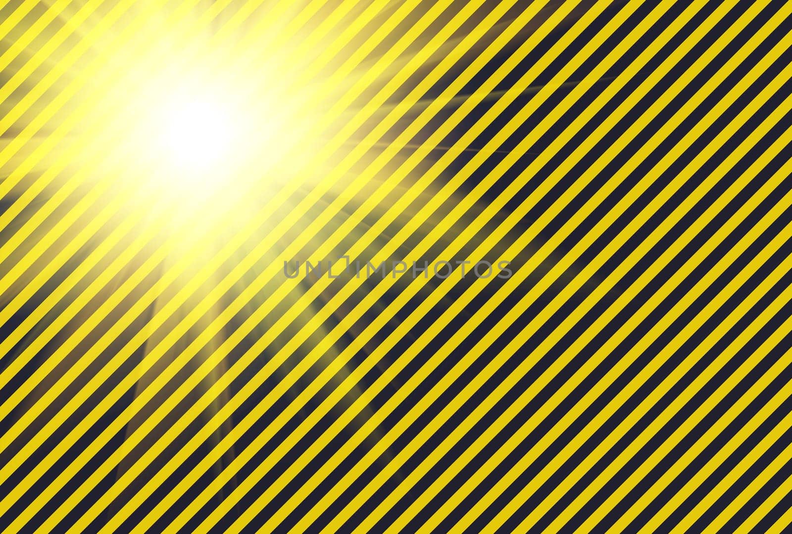 Shining warning black and yellow diagonal lines useful like background