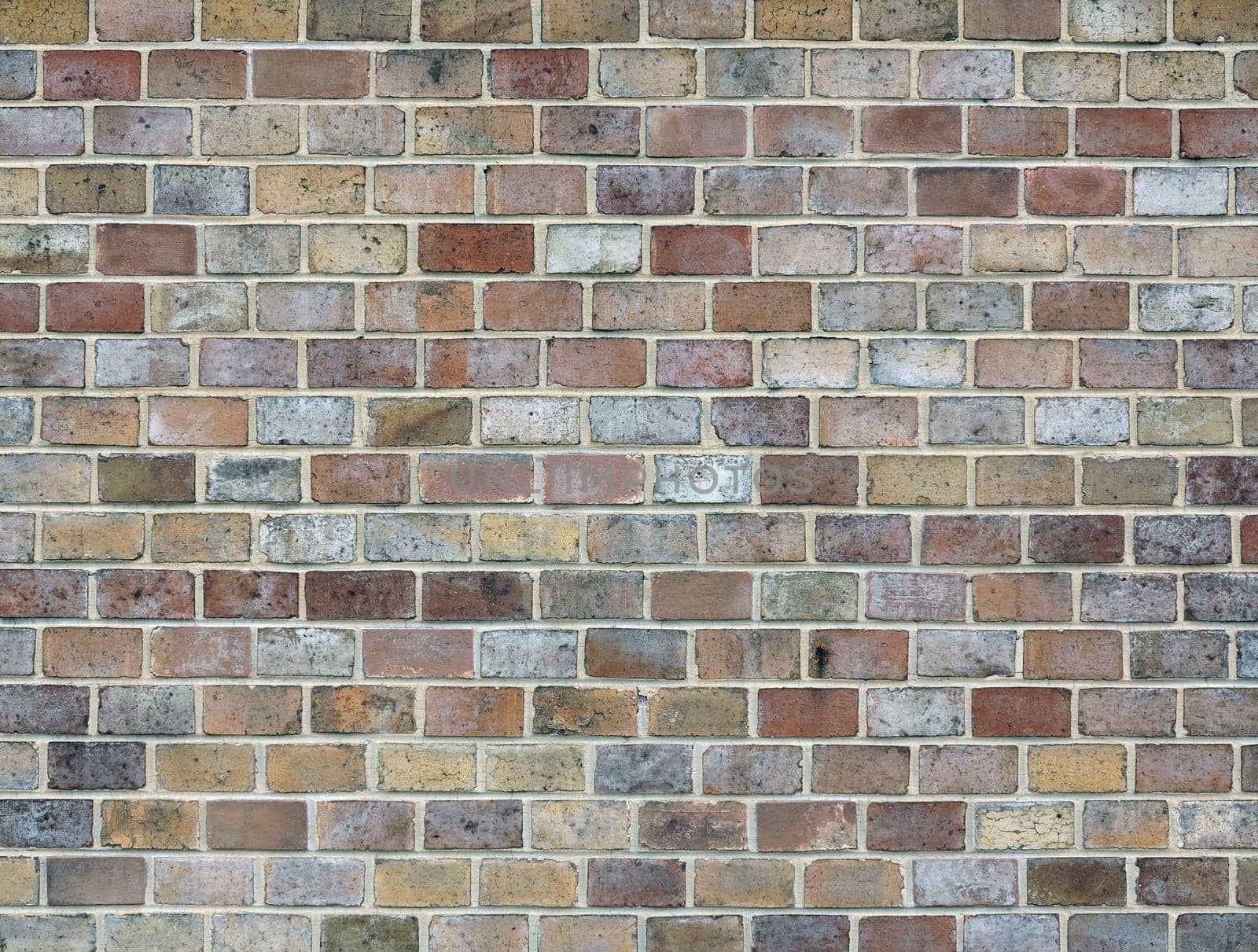 Detail of the old brick wall - brick pattern