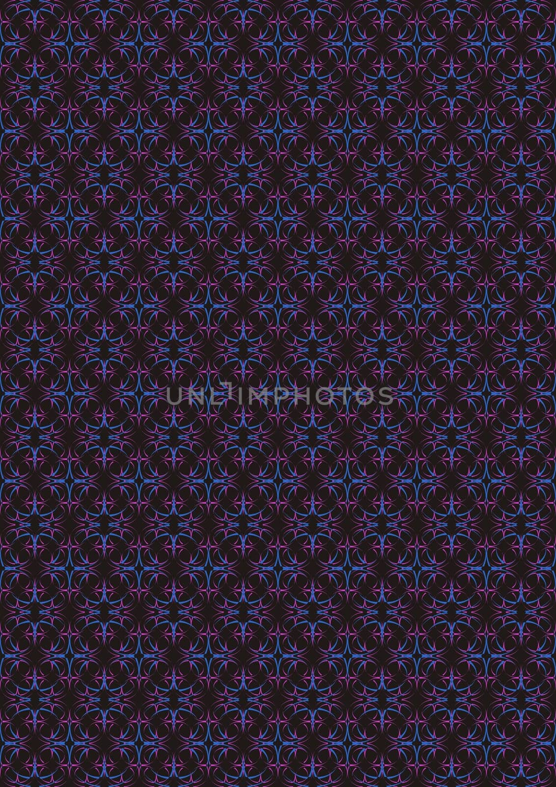 Colorful seamless retro wallpaper texture on black background