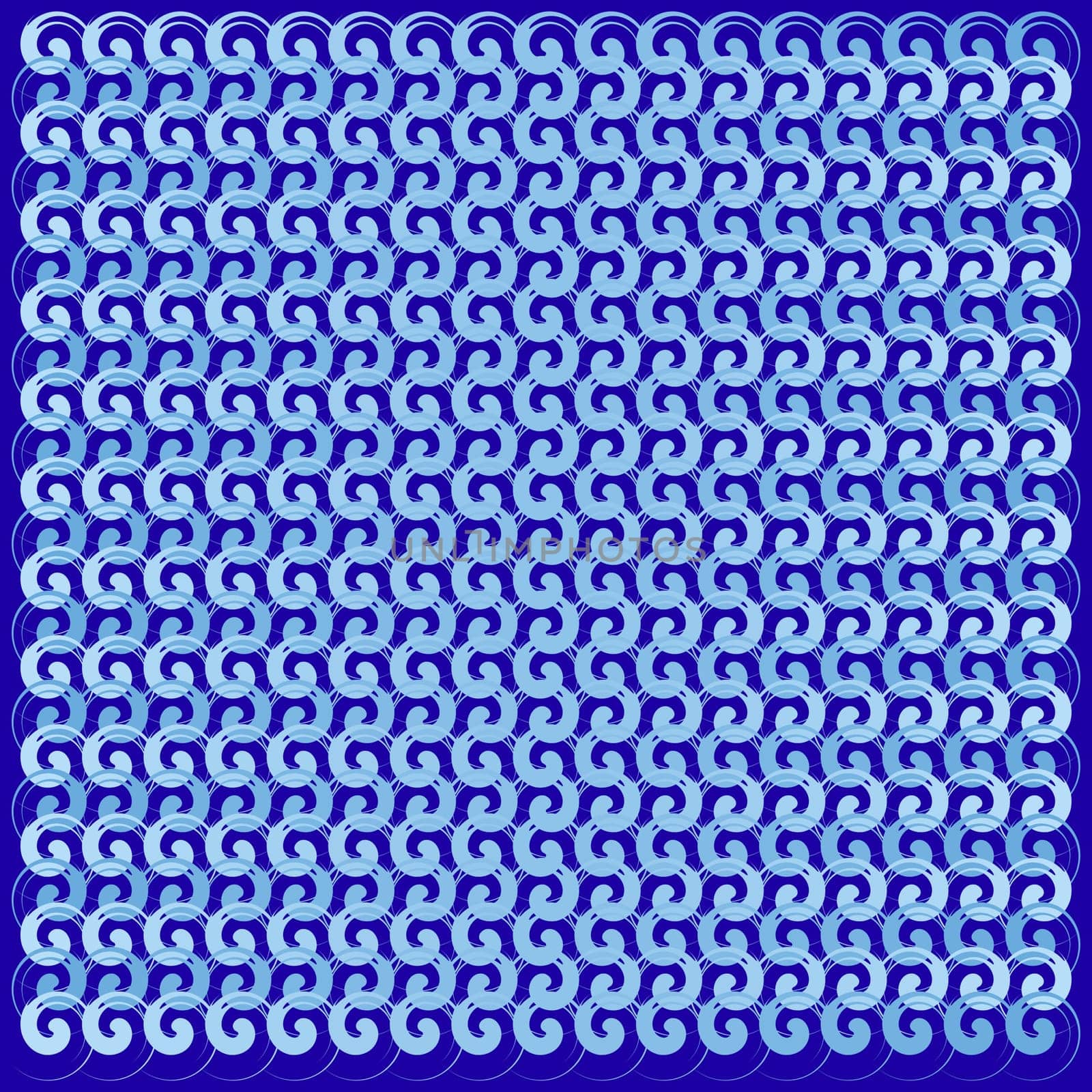 Dark blue background with sea waves vector illustration