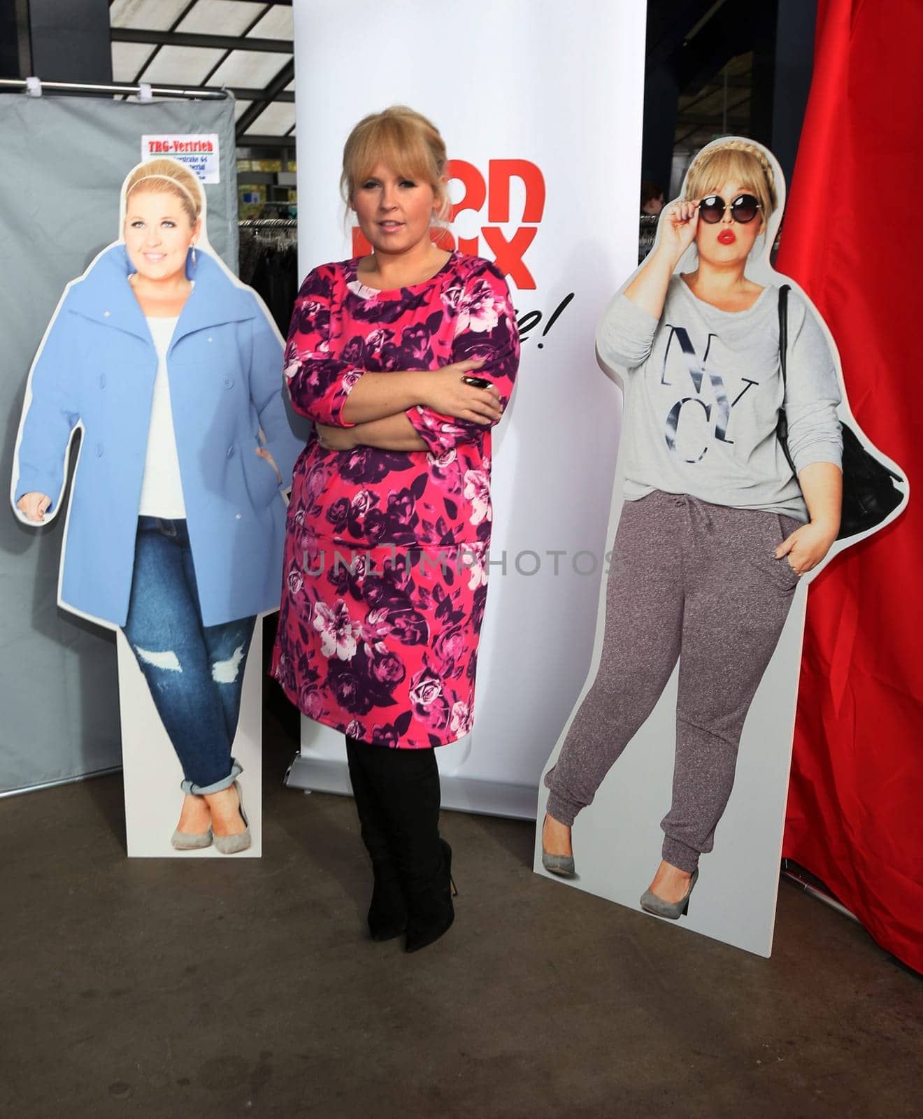 Maite Kelly at a fashion fair in Hamburg